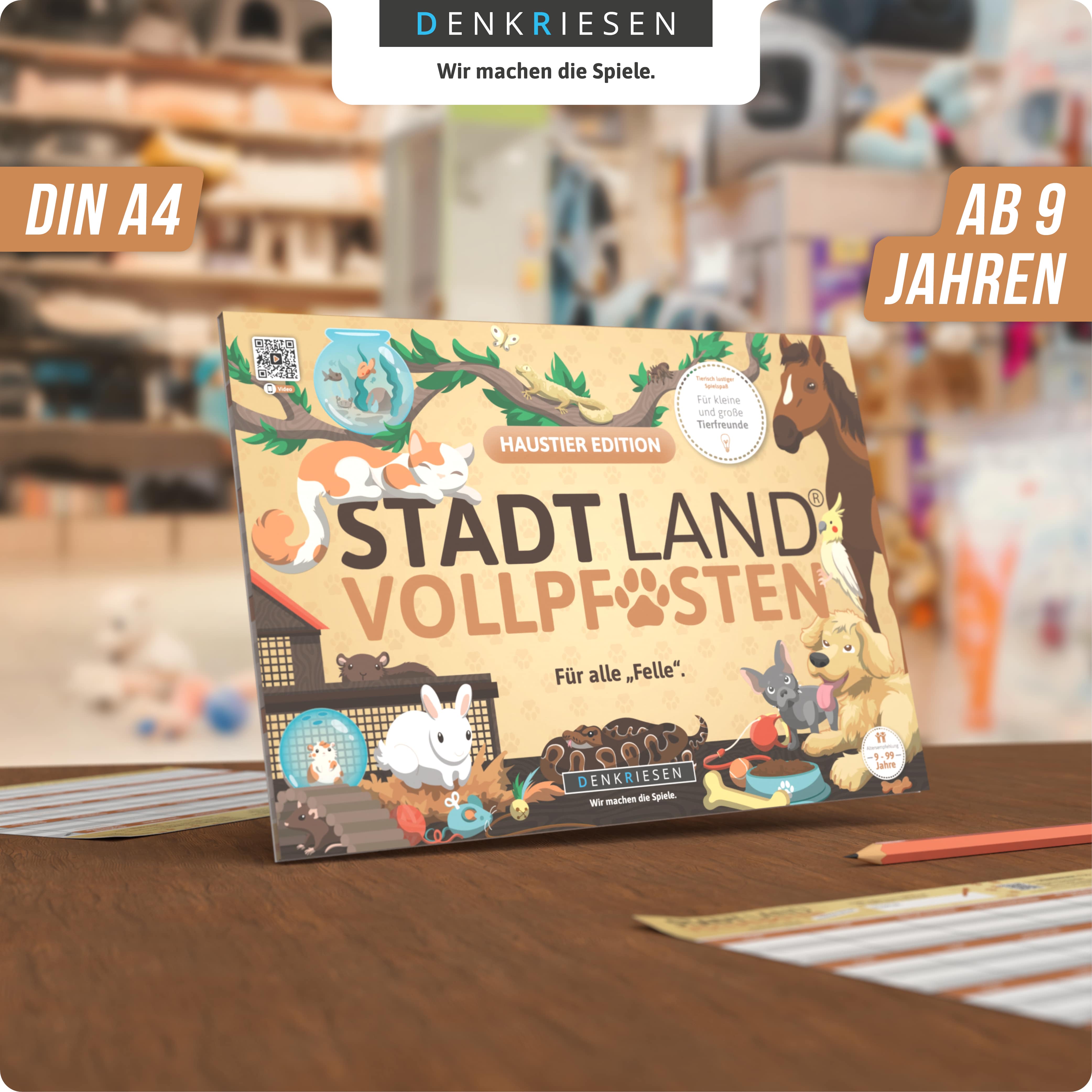 STADT LAND VOLLPFOSTEN – HAUSTIER EDITION - "Für alle Felle"(DinA4-Format)