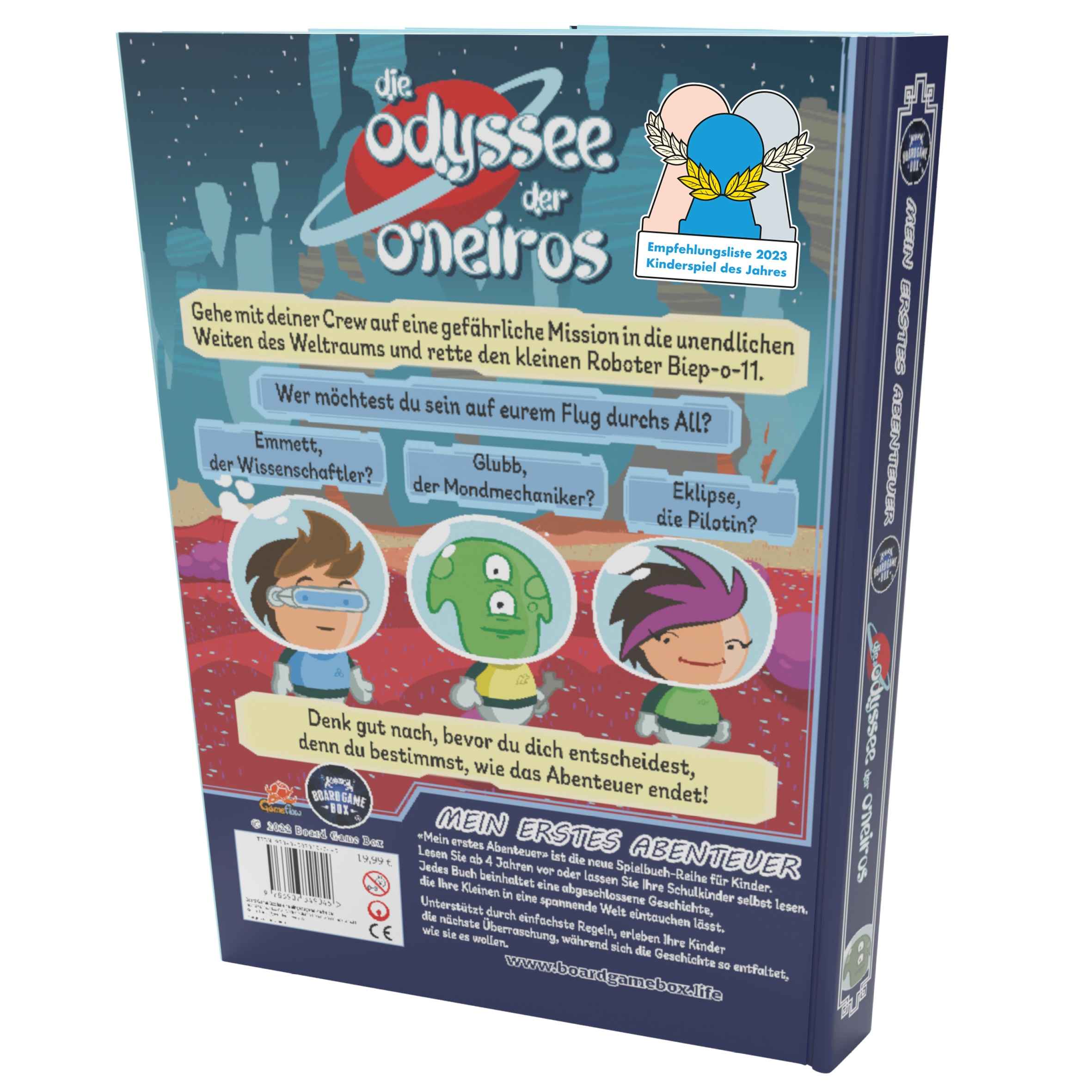 Mein erstes Abenteuer: Die Odyssee der Oneiros (Empfehlungsliste Kinderspiel des Jahres 2023)