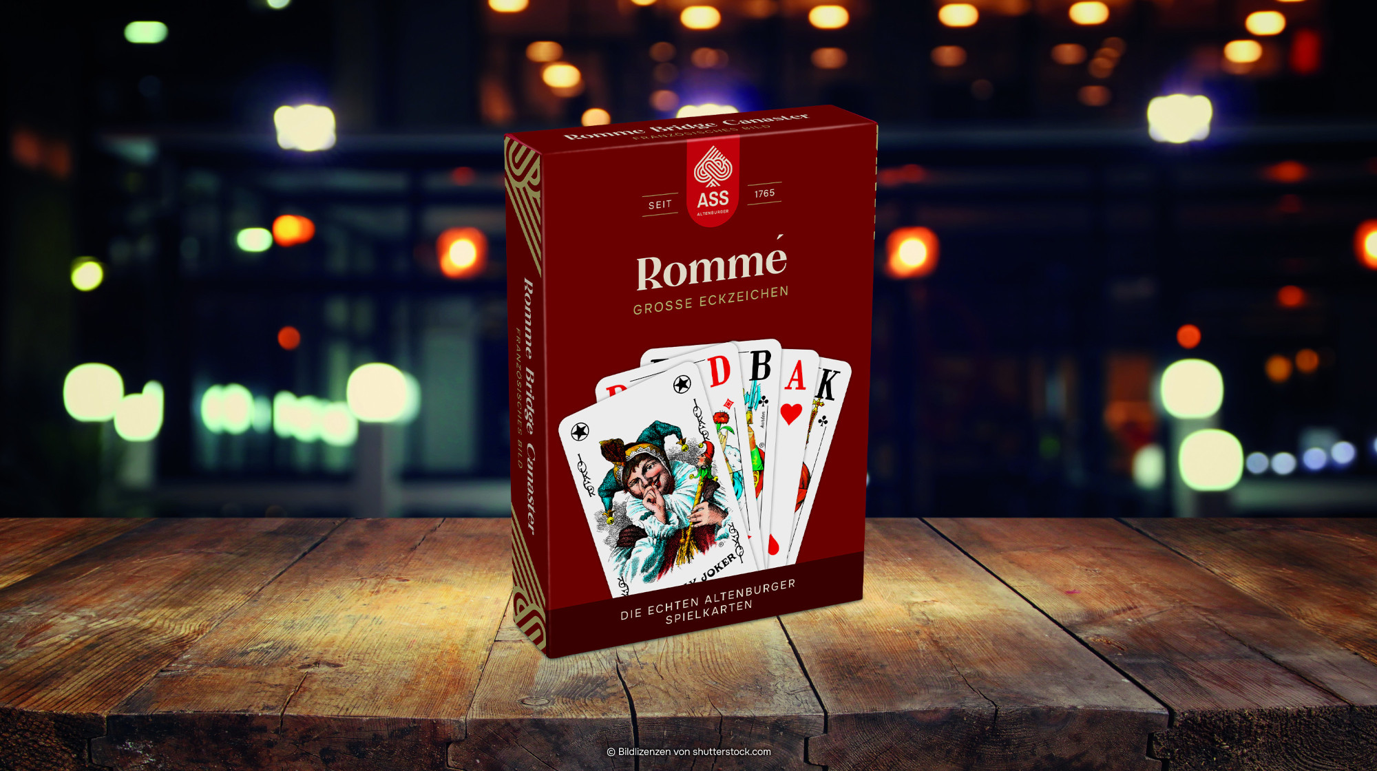 Senioren Rommé, französisches Bild (plastikfrei im Spiel)