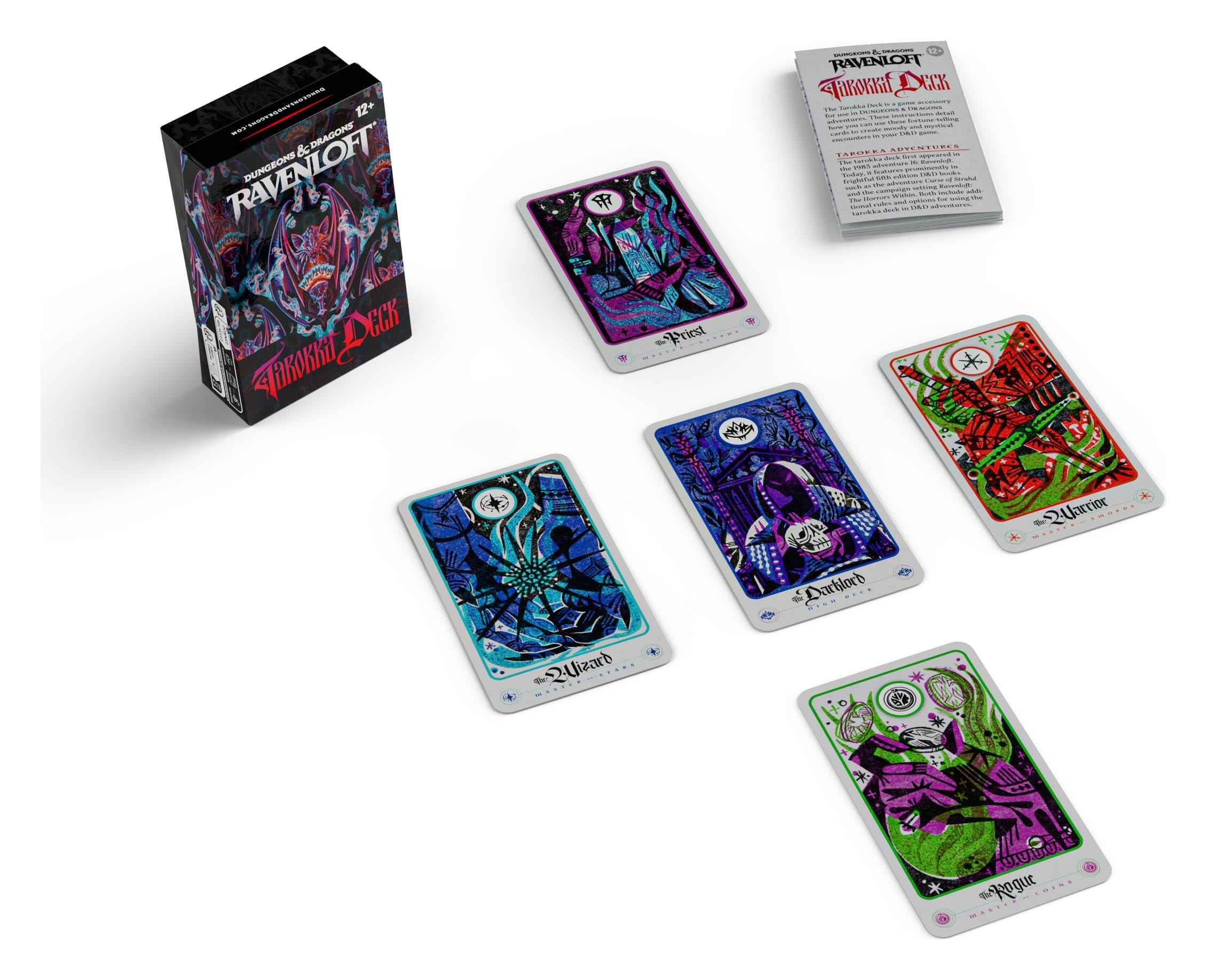 D&D: RPG Ravenloft: The Horrors Within Tarokka-Deck (englisch)