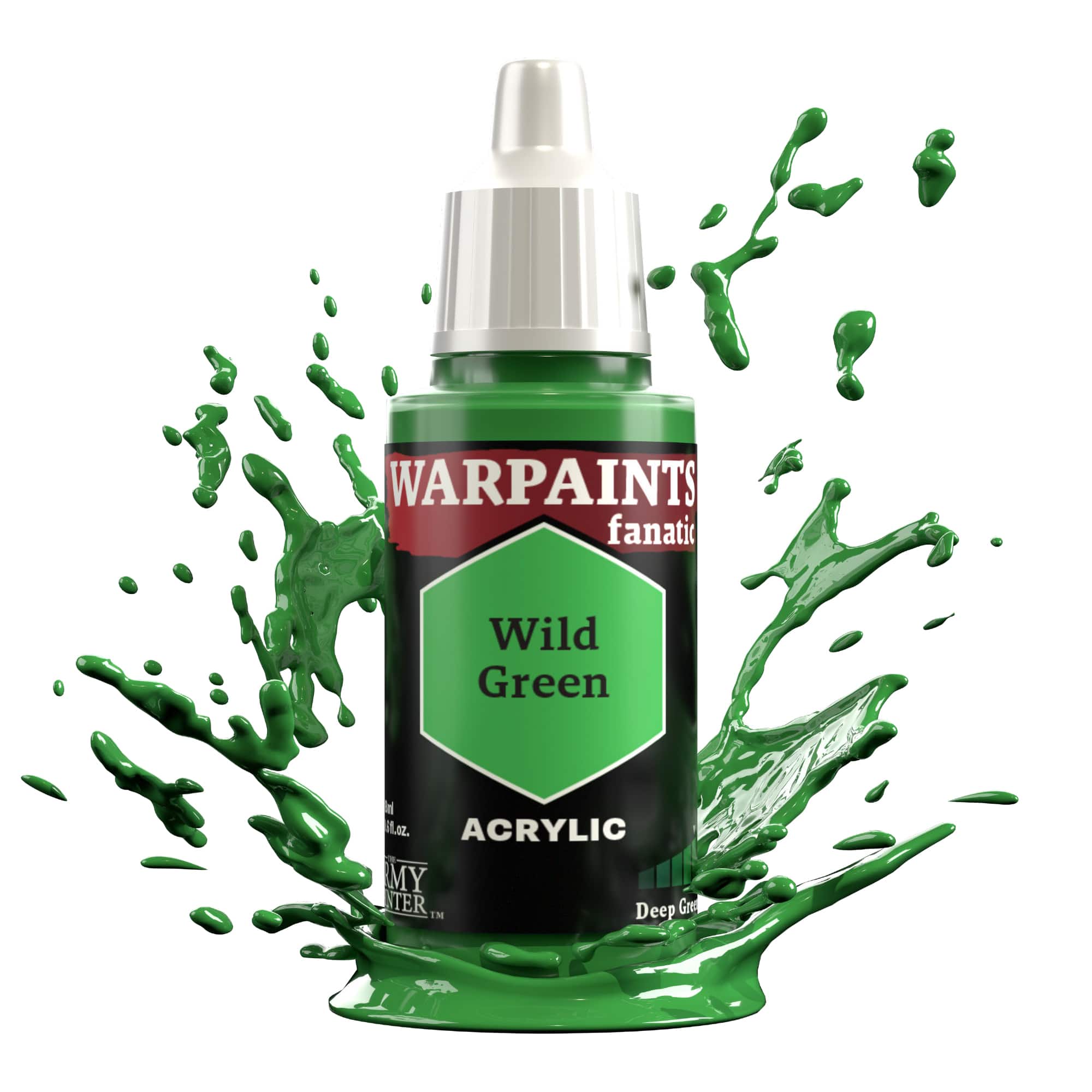 Army Painter Warpaints Fanatic: Wild Green (6)