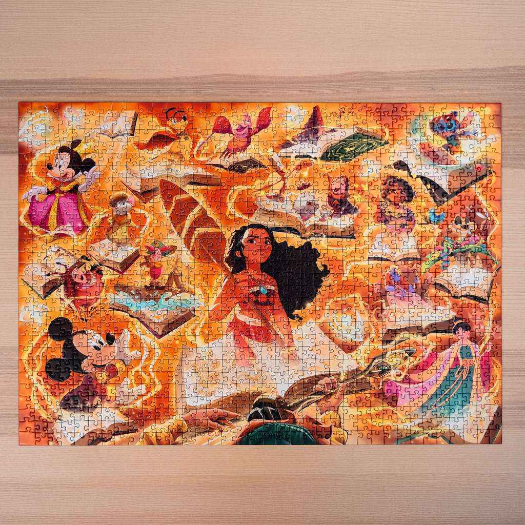 Puzzle: Disney Lorcana – Glimmers of the Realm: Amber (1000 Teile)