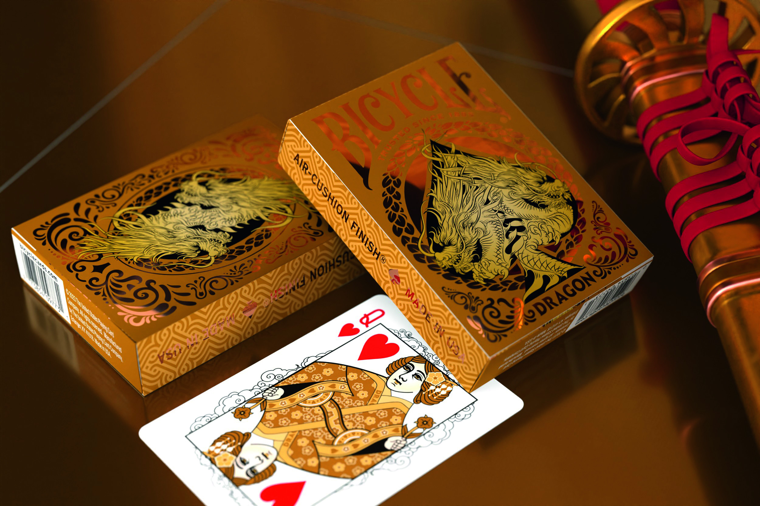Bicycle Gold Dragon