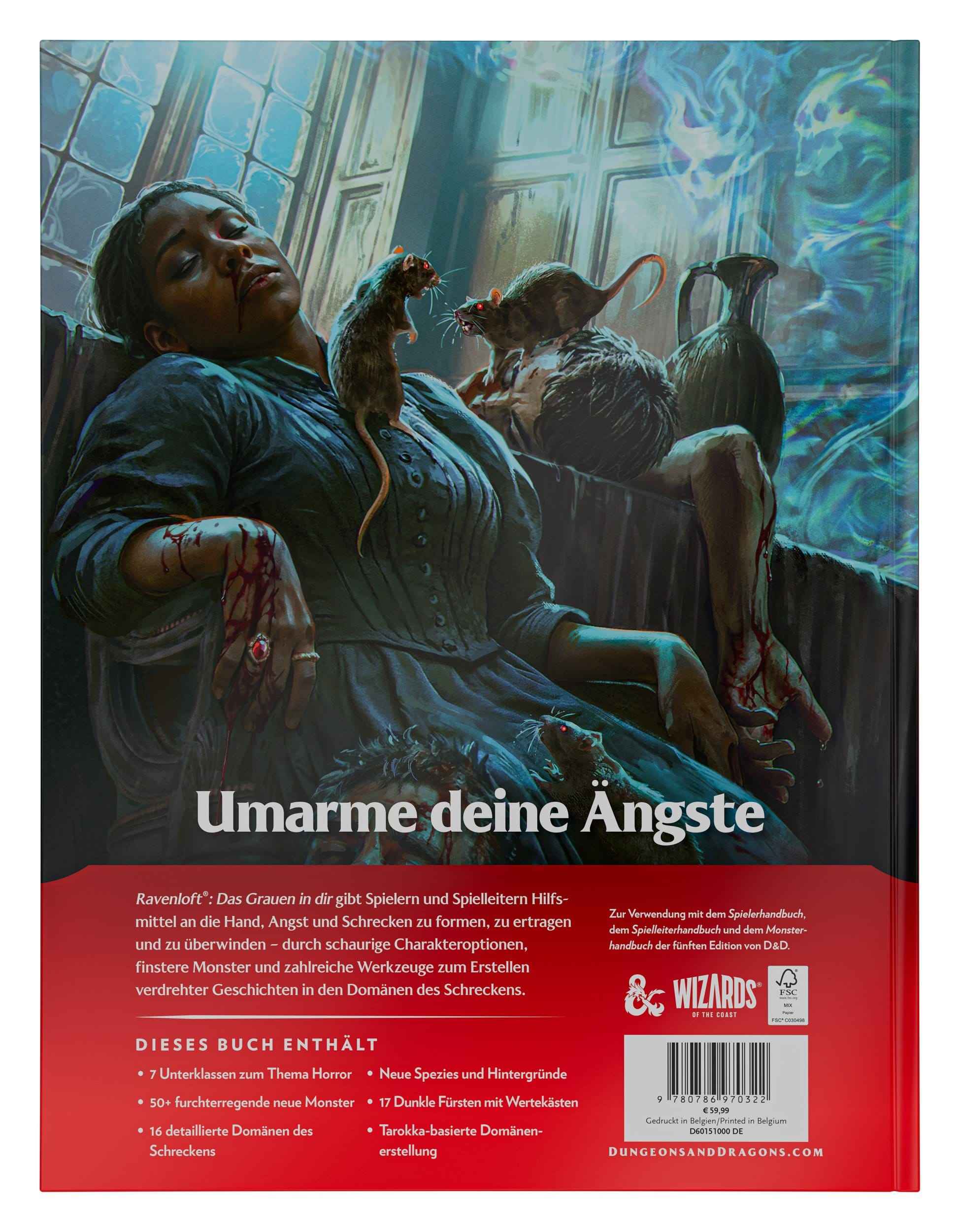 D&D RPG Ravenloft: Das Grauen in Dir Buch (deutsch)