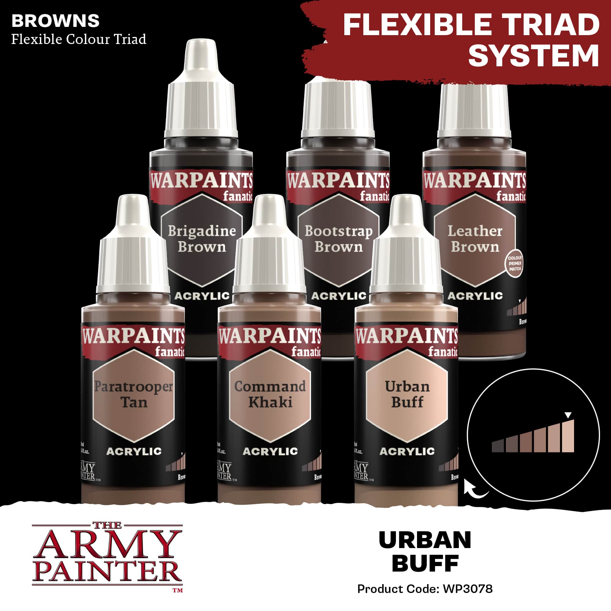 Army Painter Warpaints Fanatic: Urban Buff (6)