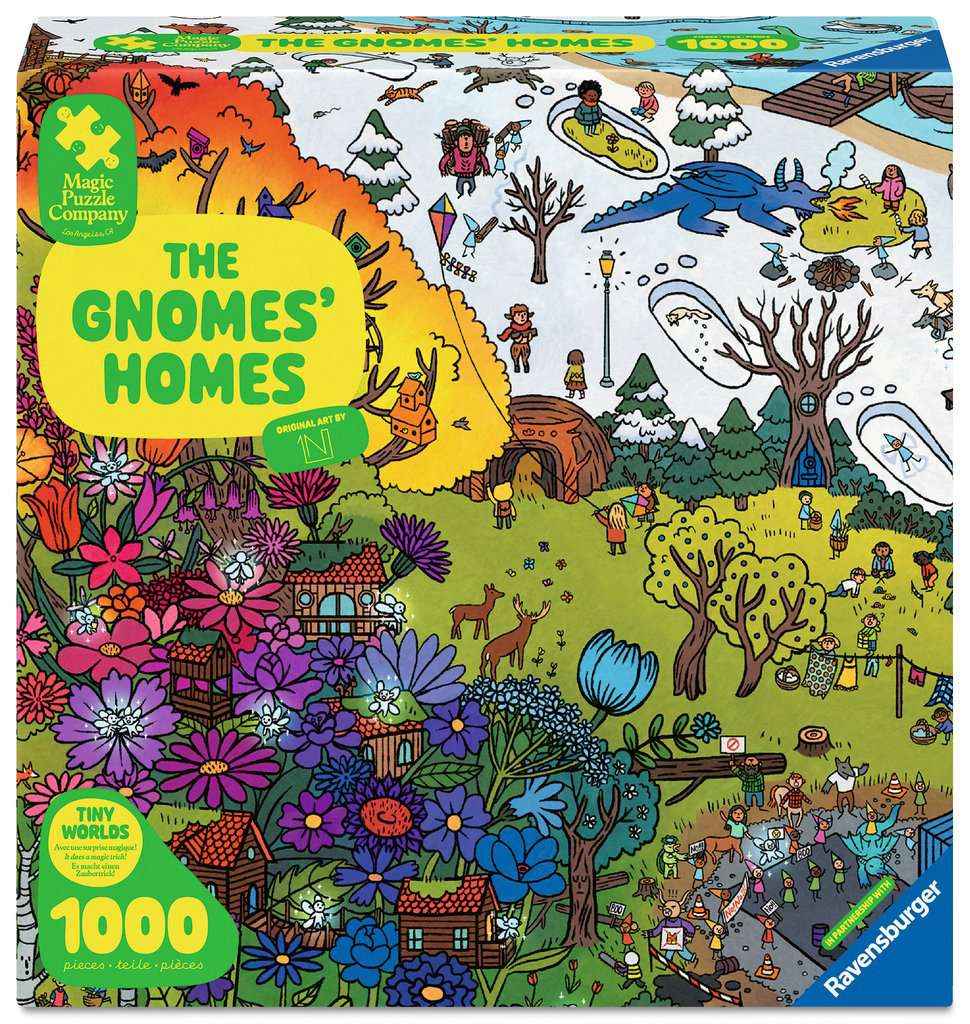 Puzzle: The Gnomes' Homes (1000 Teile)