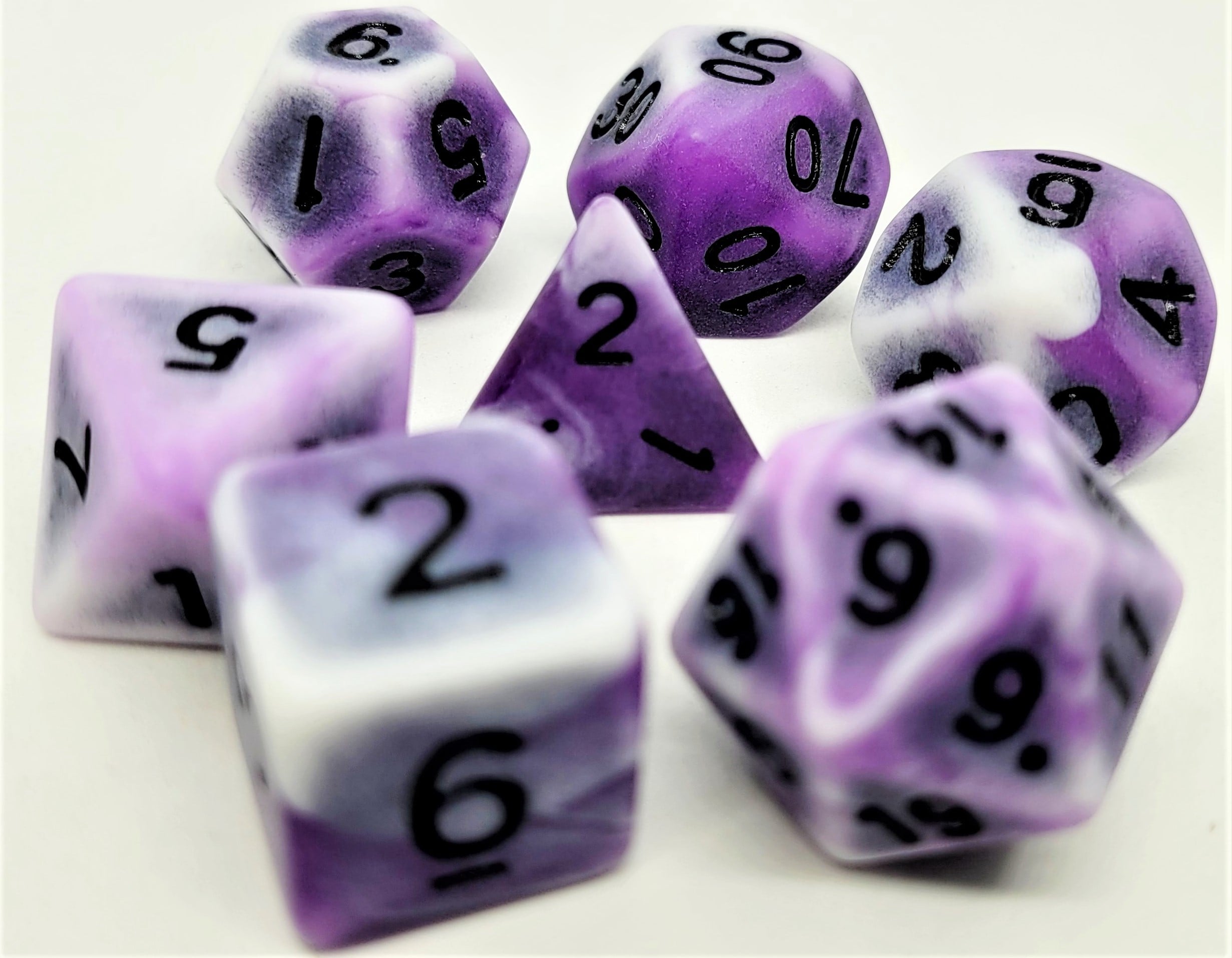 Würfelset Antique: Ancient Purple Rock (7)