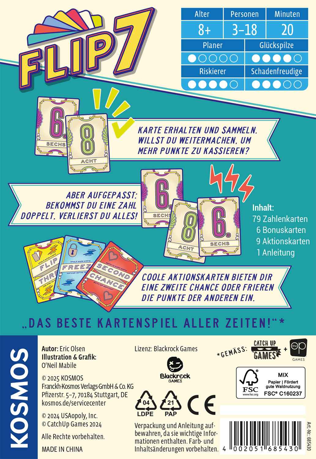 Flip 7 *Nominiert Spiel des Jahres 2025*