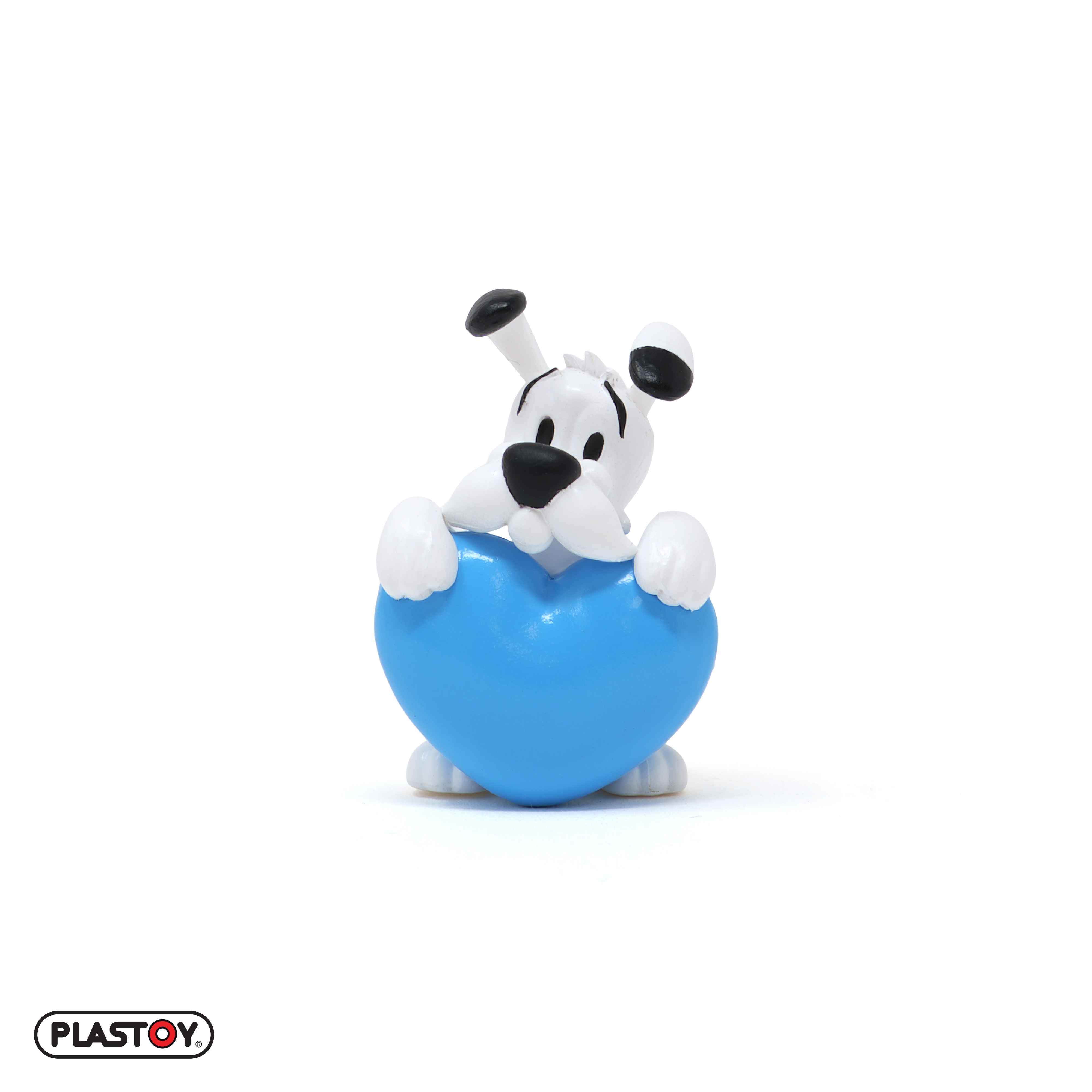 Idefix mit blauem Herz