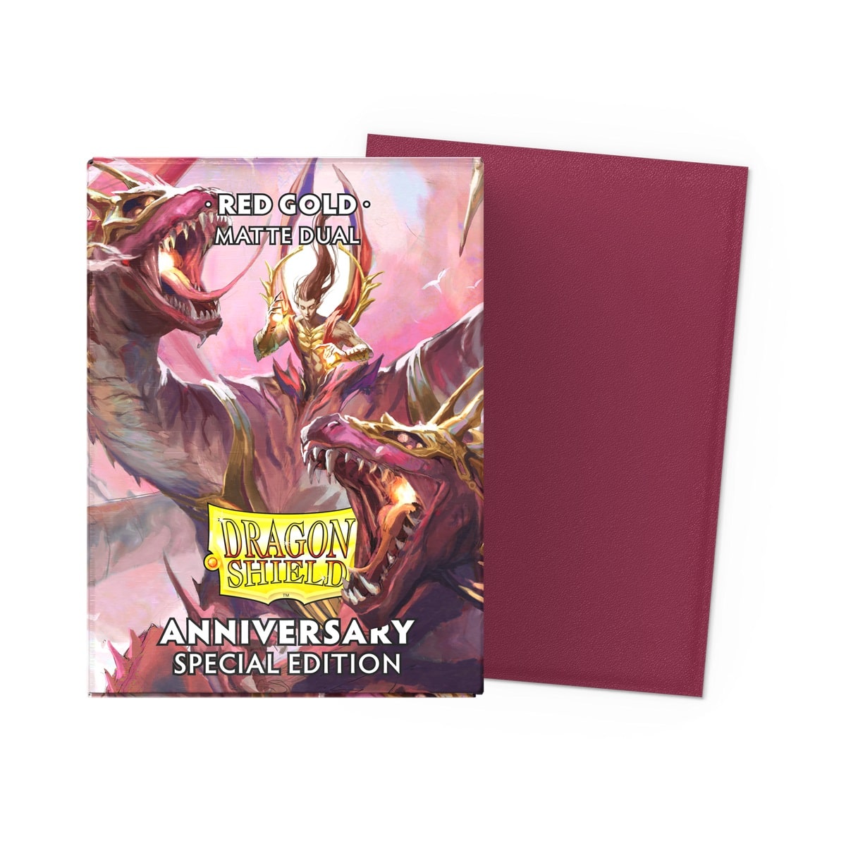 Dragon Shield: Matte Dual – Pomegranate & Gold