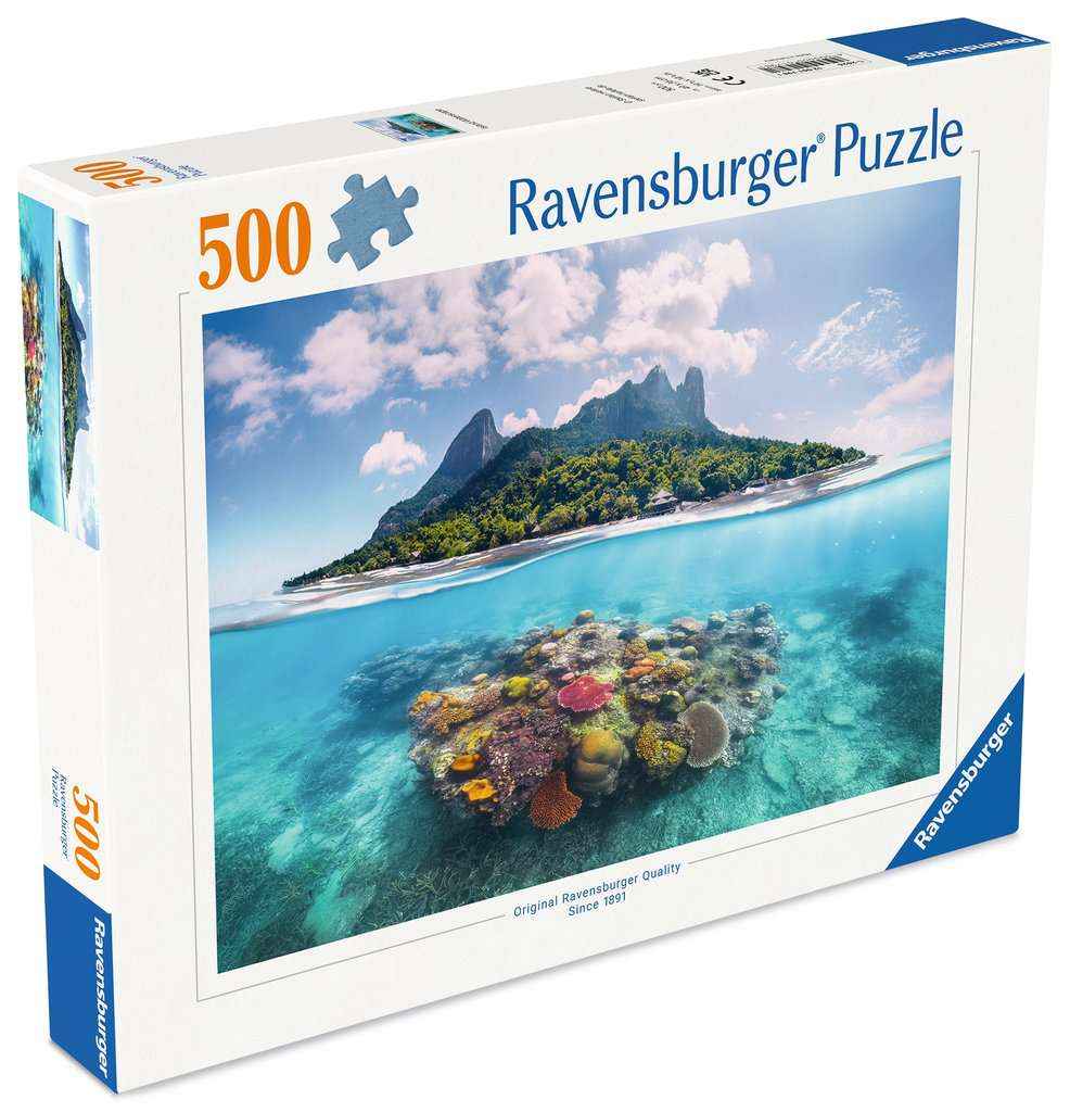 Puzzle: Insel und Korallenwelt (500 Teile)