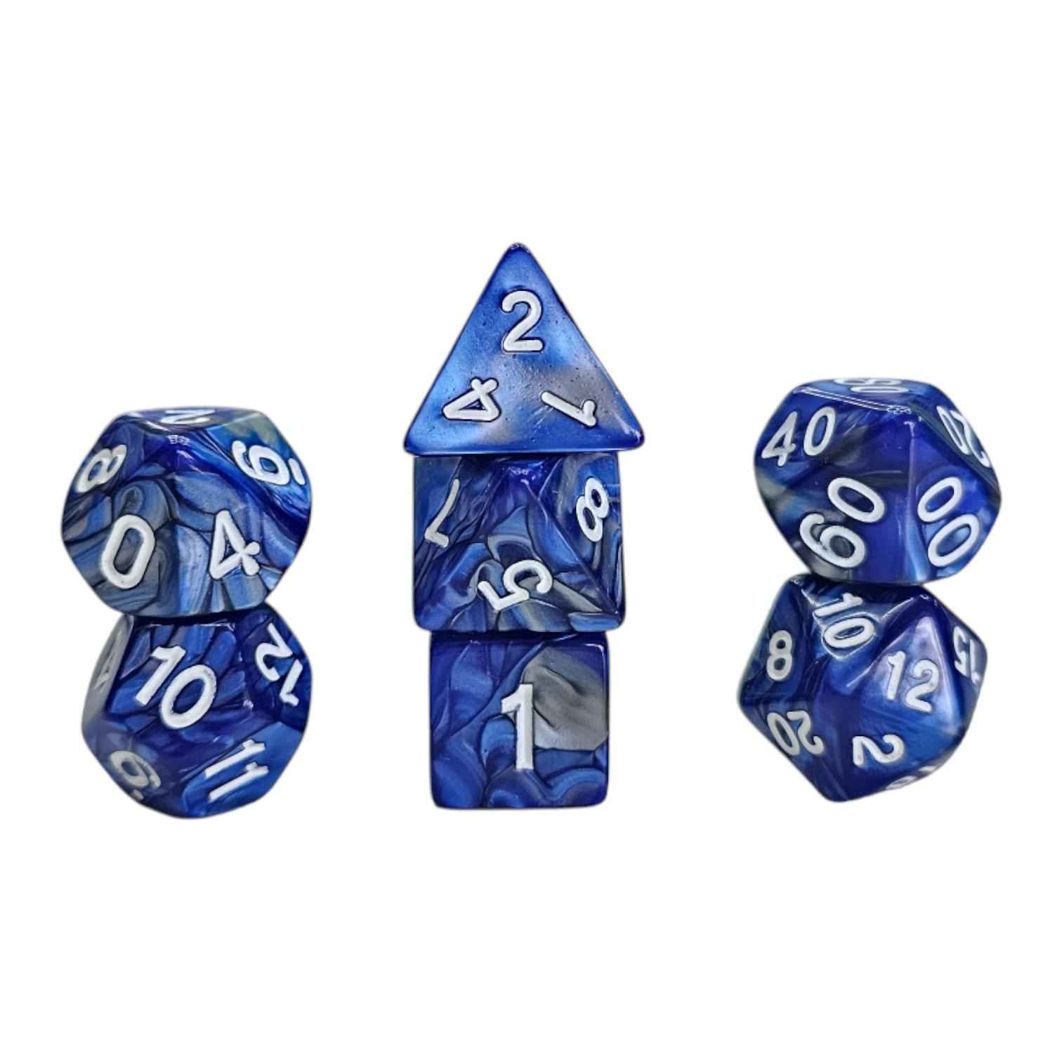 Würfelset Confetti: Racing Blue (7) Relaunch