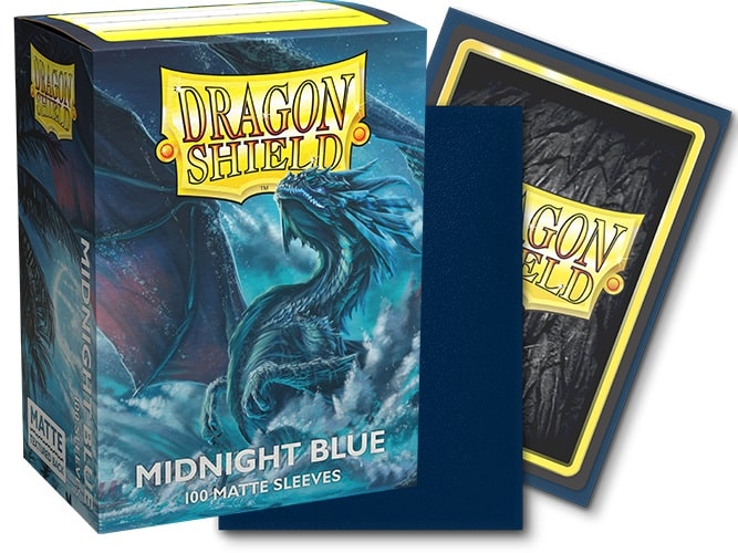 Dragon Shield: Matte –  Midnight Blue (100)
