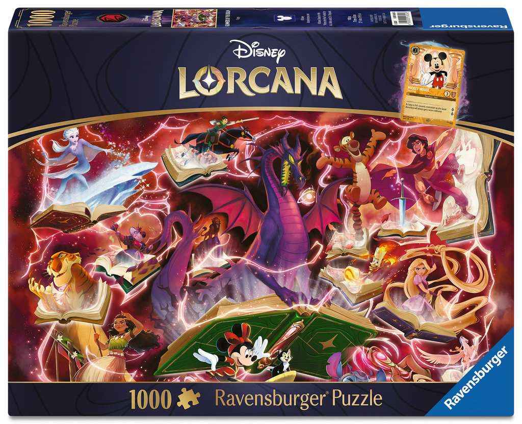 Puzzle: Disney Lorcana – Glimmers of the Realm: Ruby (1000 Teile)