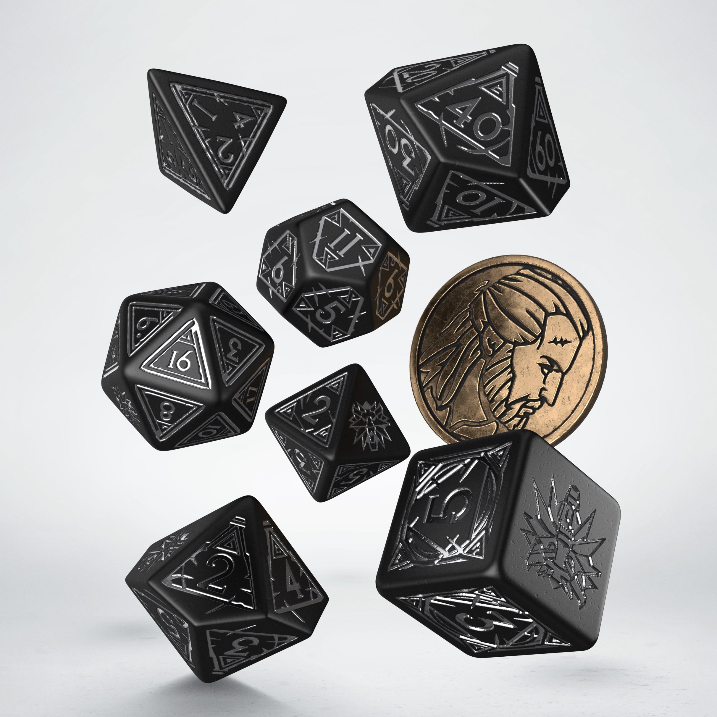 The Witcher Dice Set: Geralt – Silver Sword (7)