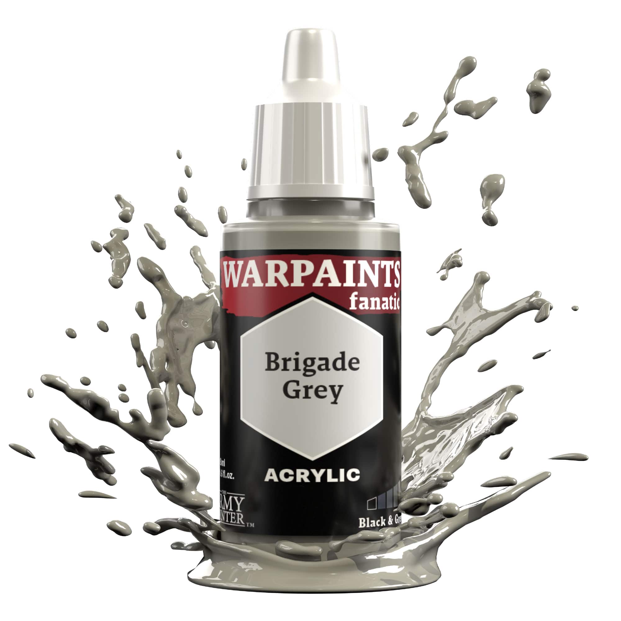 Army Painter Warpaints Fanatic: Brigade Grey (6)