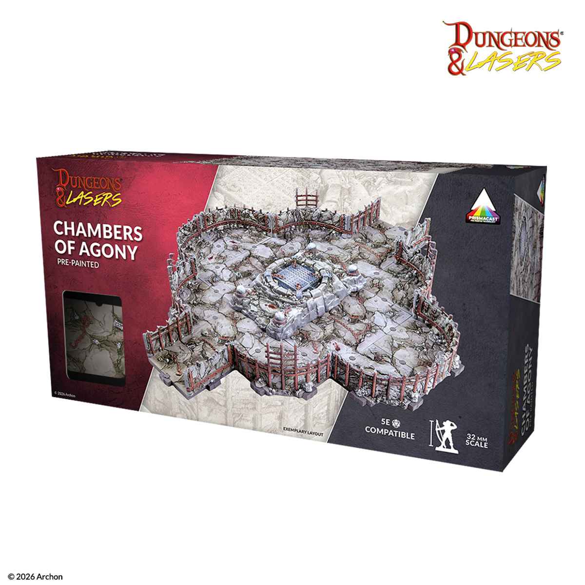 Dungeon&Lasers: Chambers Of Agony: Pre-Painted