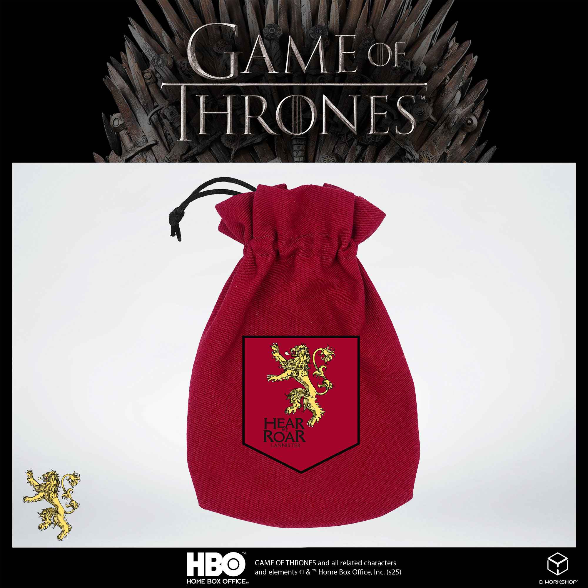 Game of Thrones. Lannister Dice Pouch