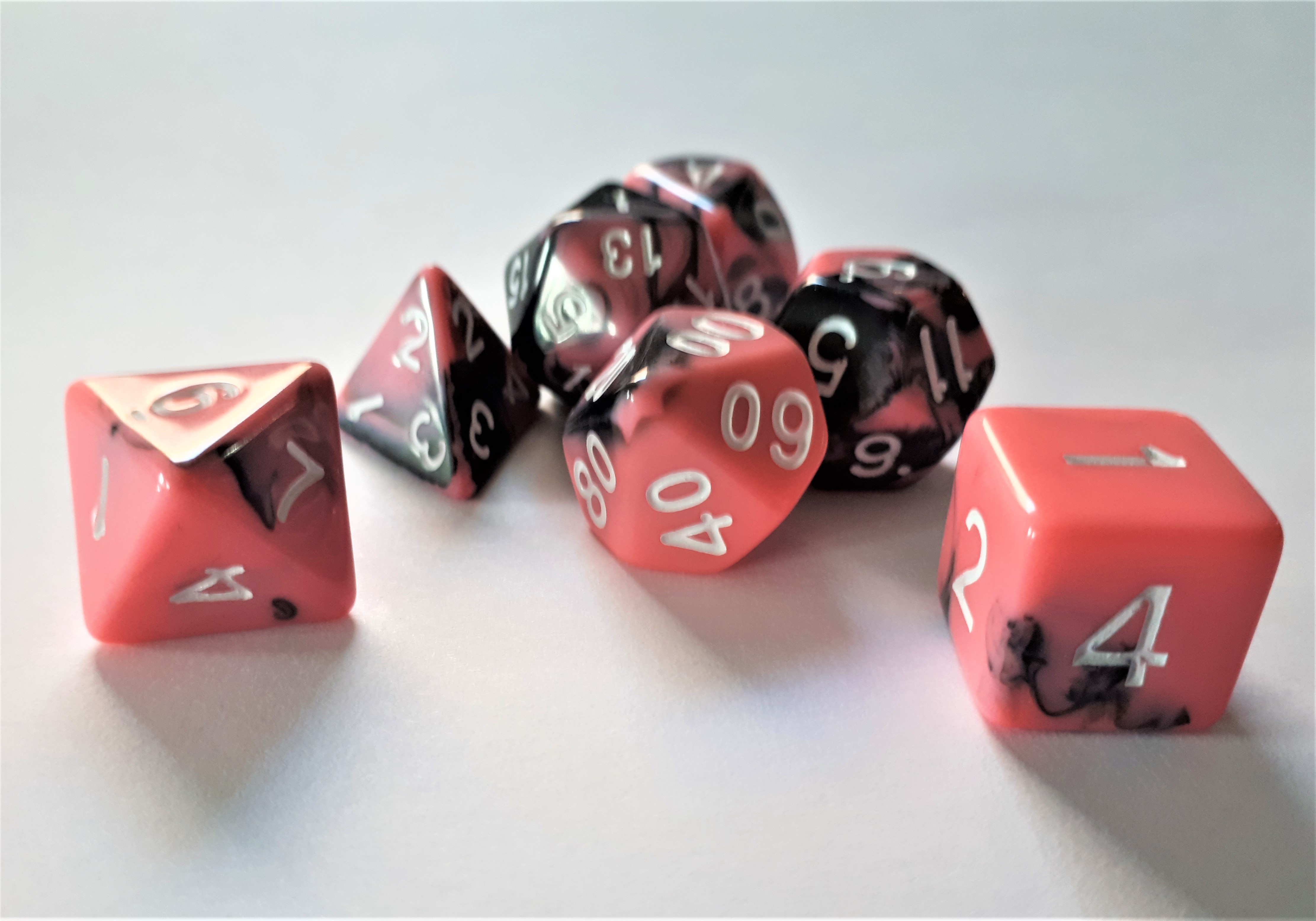 Würfelset: Pink Panda (7)