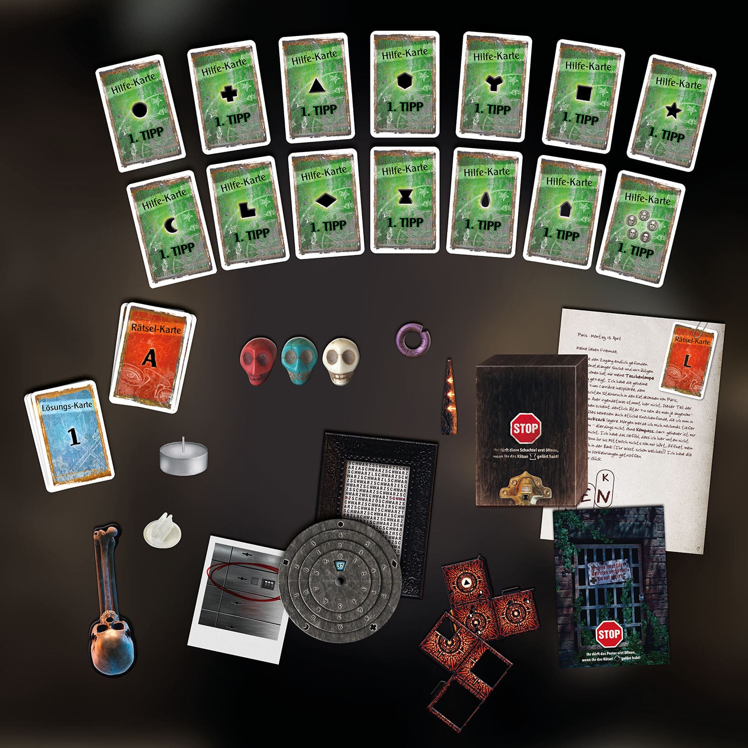 EXIT – Das Spiel: Die Katakomben des Grauens ( 2-teiliges Abenteuer in 1 Box)