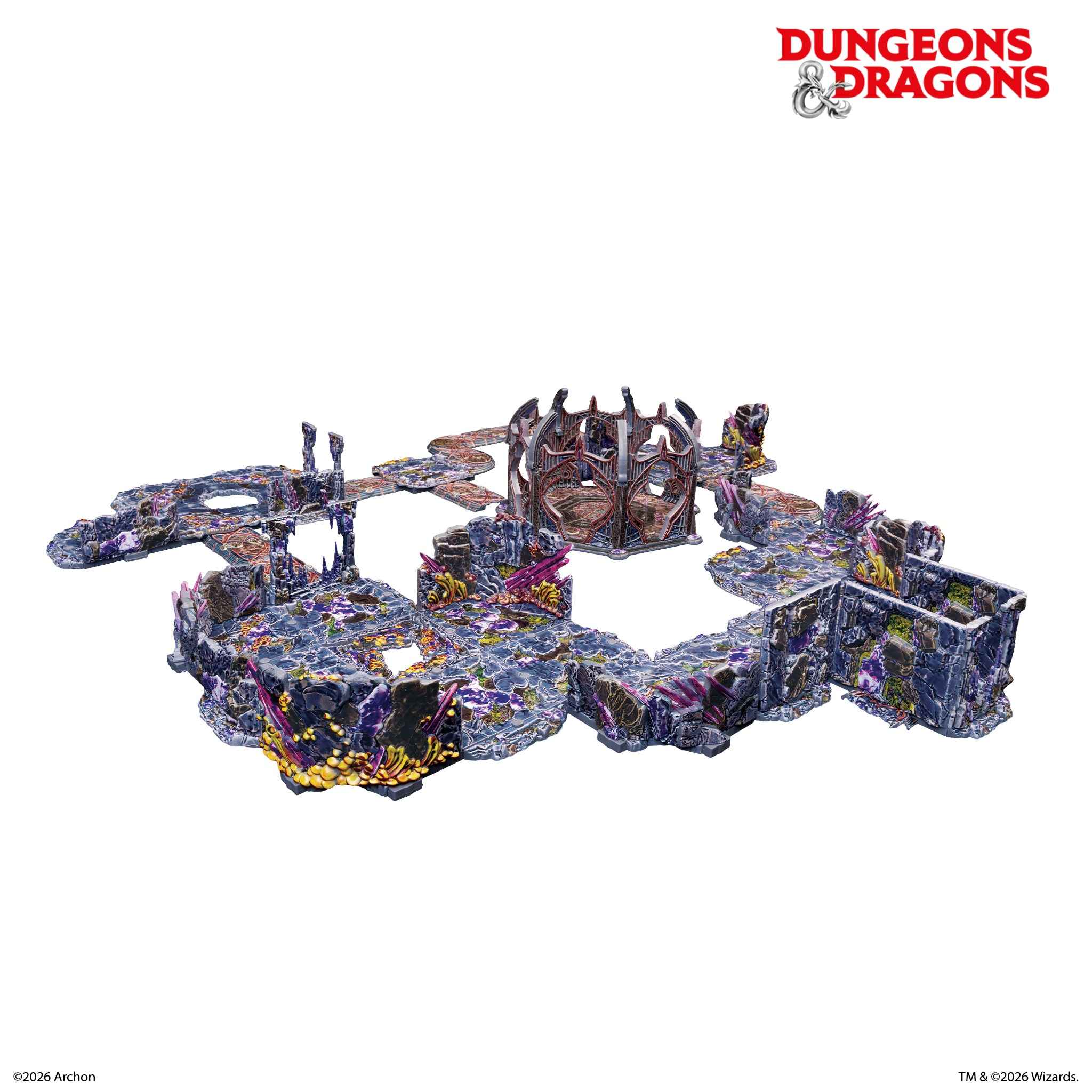 Dungeons & Dragons: Underdark Pre-Painted Terrain Set