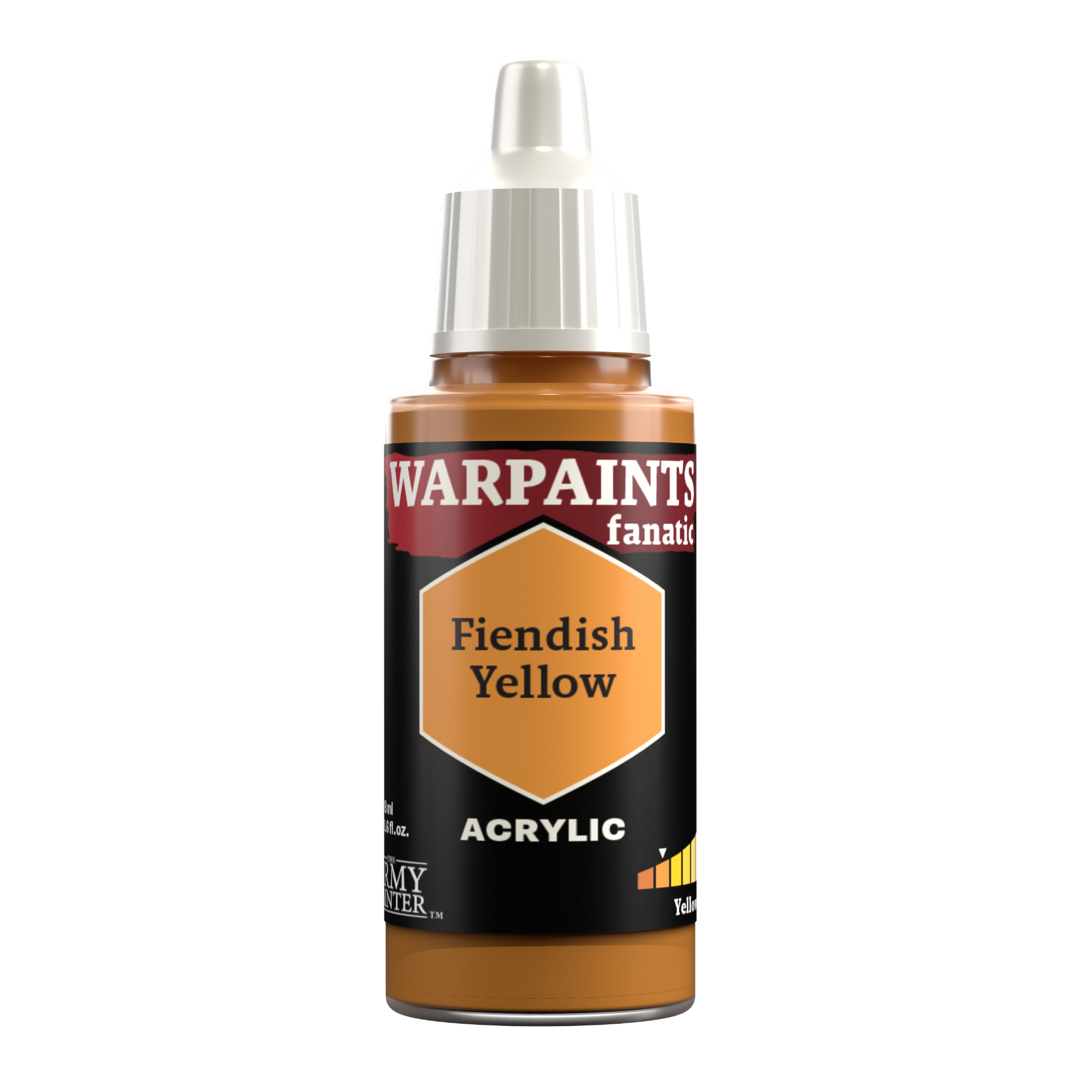 Army Painter Warpaints Fanatic: Fiendish Yellow (6)