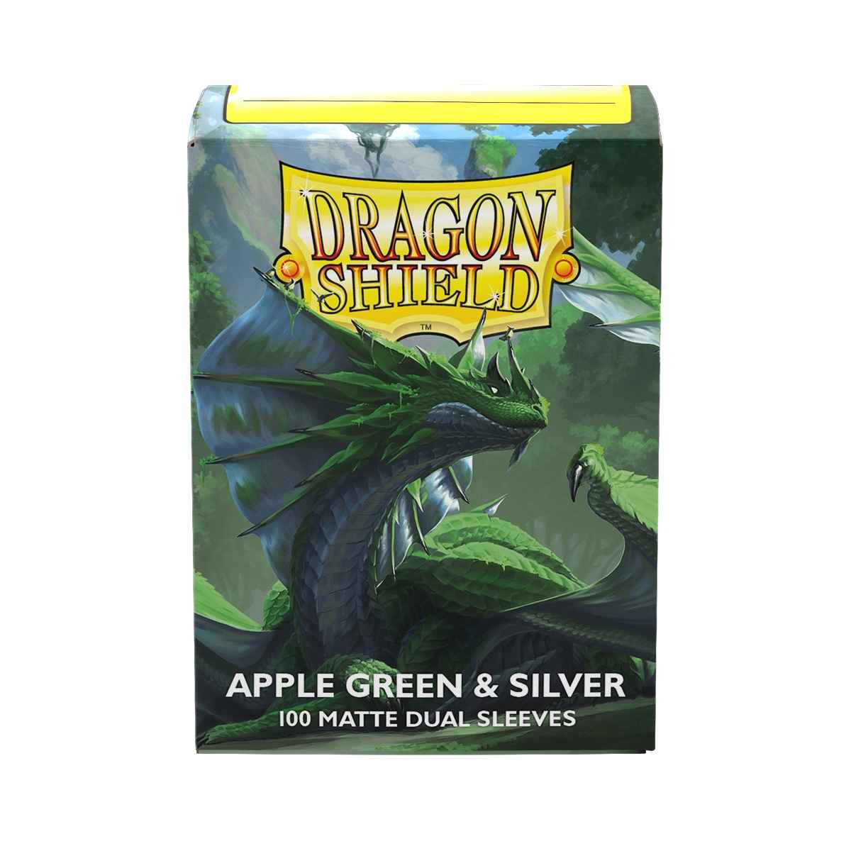 Dragon Shield: Matte – Dual Apple Green & Silver(100)
