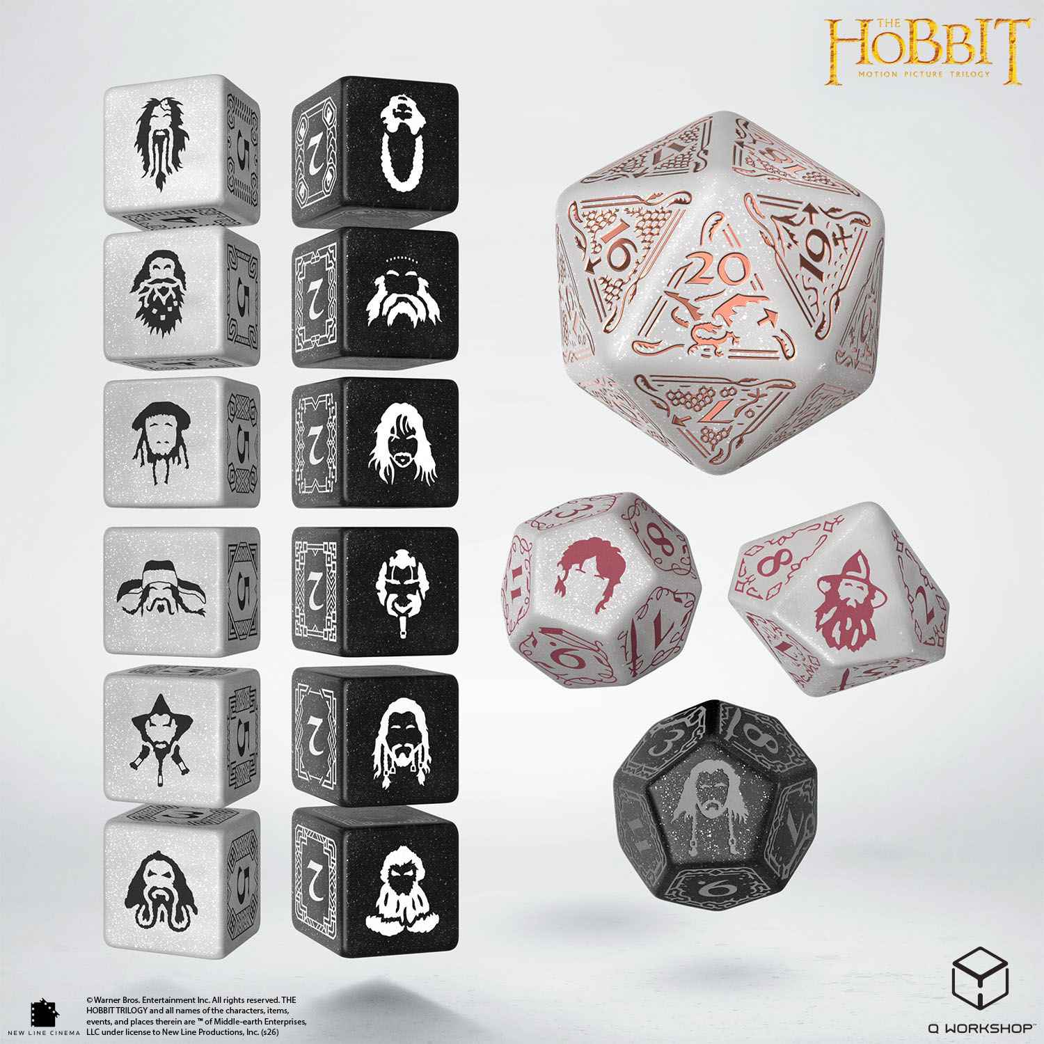 The Hobbit TCG Dice Set - Radiant Dawn