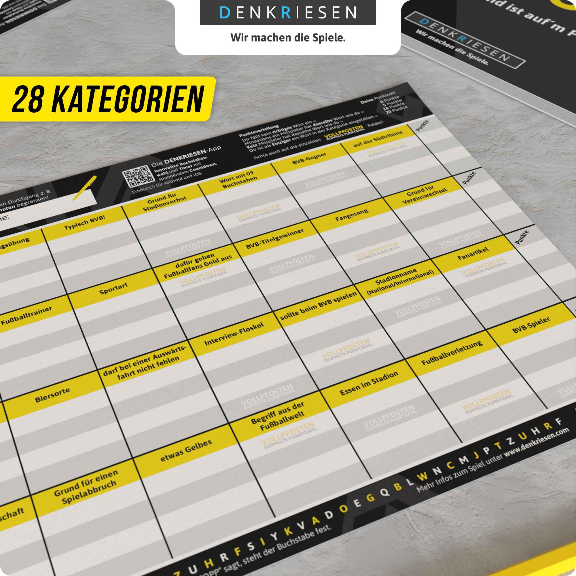 STADT LAND VOLLPFOSTEN – BVB EDITION - "Entscheidend ist auf'm Platz." - A4