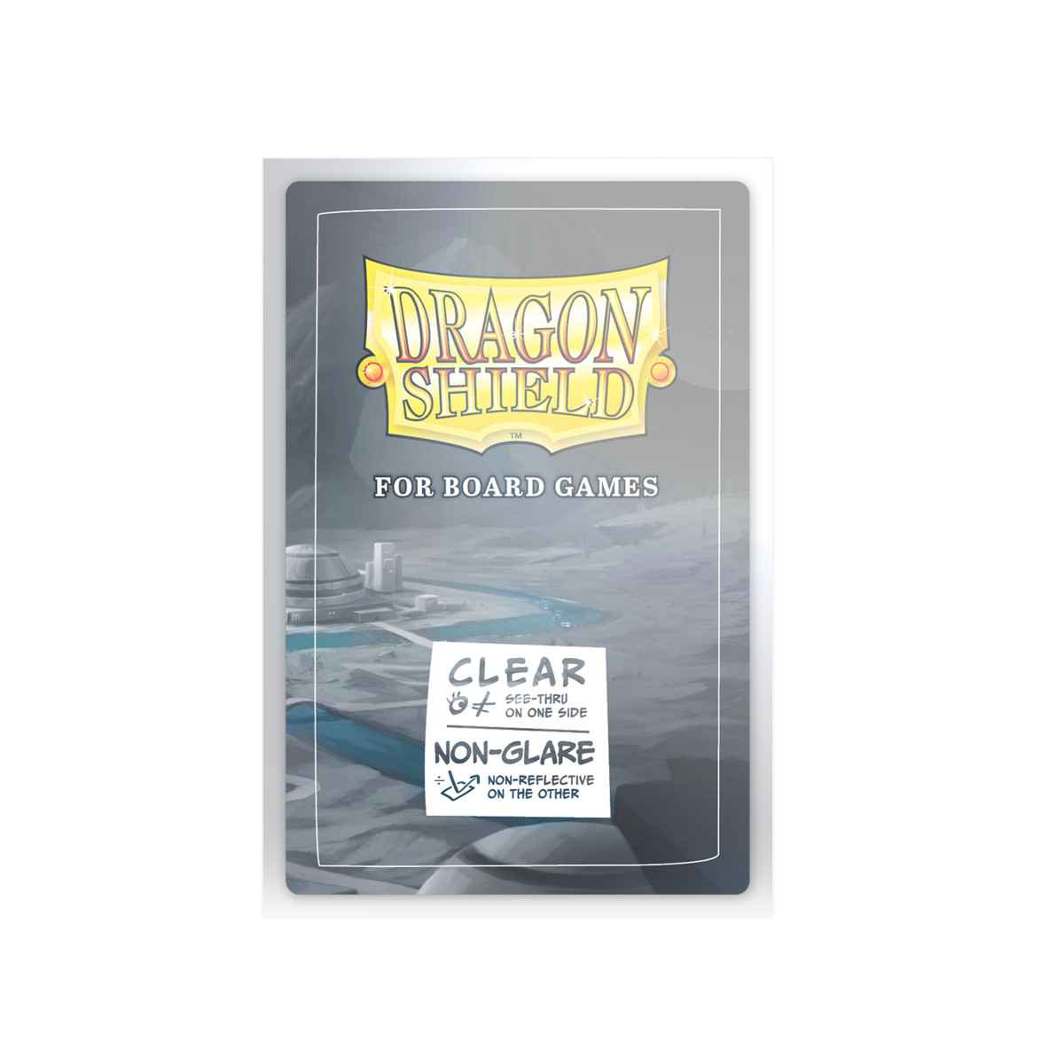 Dragon Shield: Board Game Sleeves Clear/NonGlare – Extra large (100)