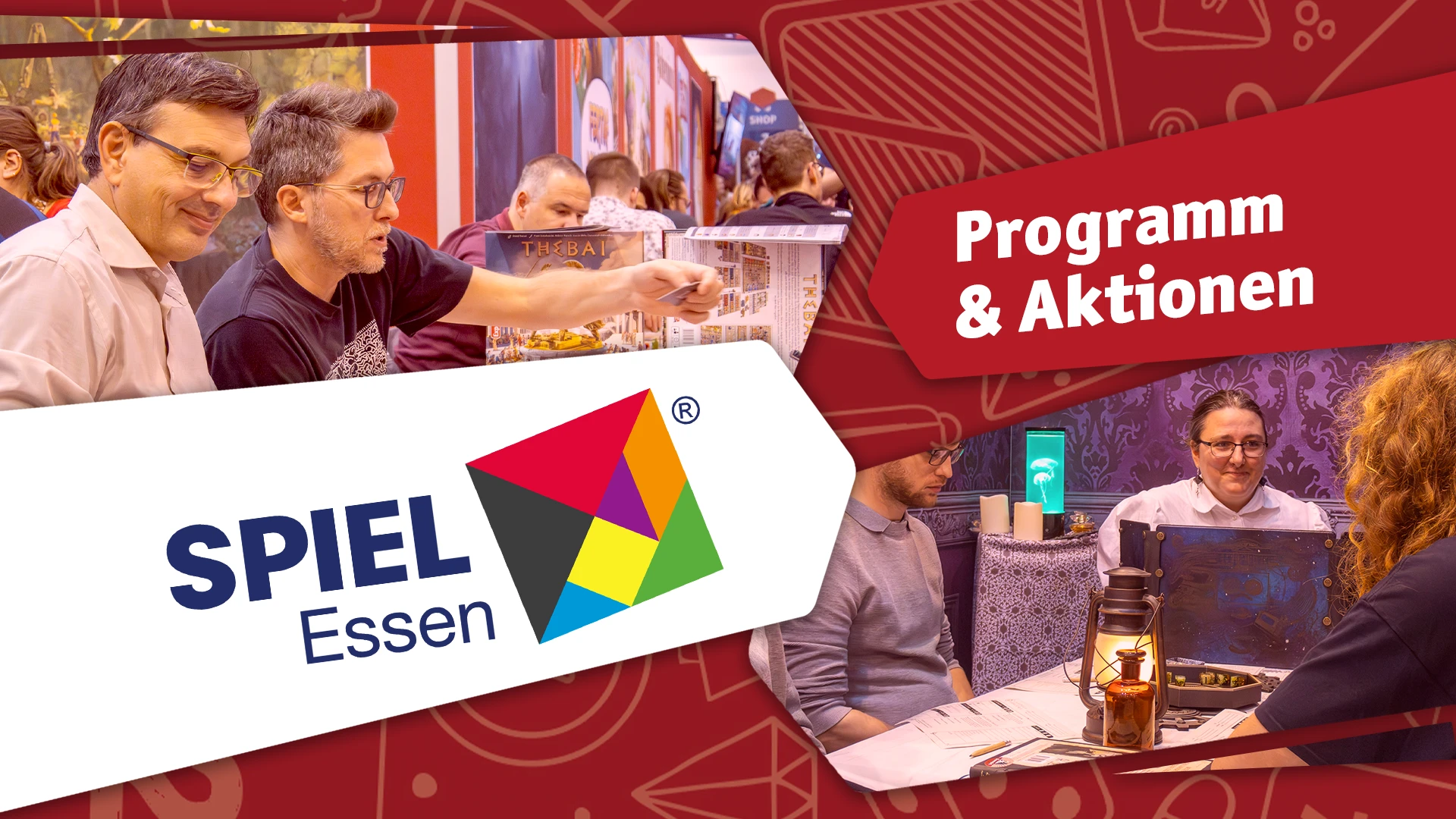 SPIEL Essen 2026: Videoüberblick zu den Aktionen und dem Programm von Pegasus Spiele.