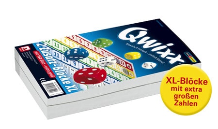 Qwixx –  XL Ersatzblöcke (2 Stück)