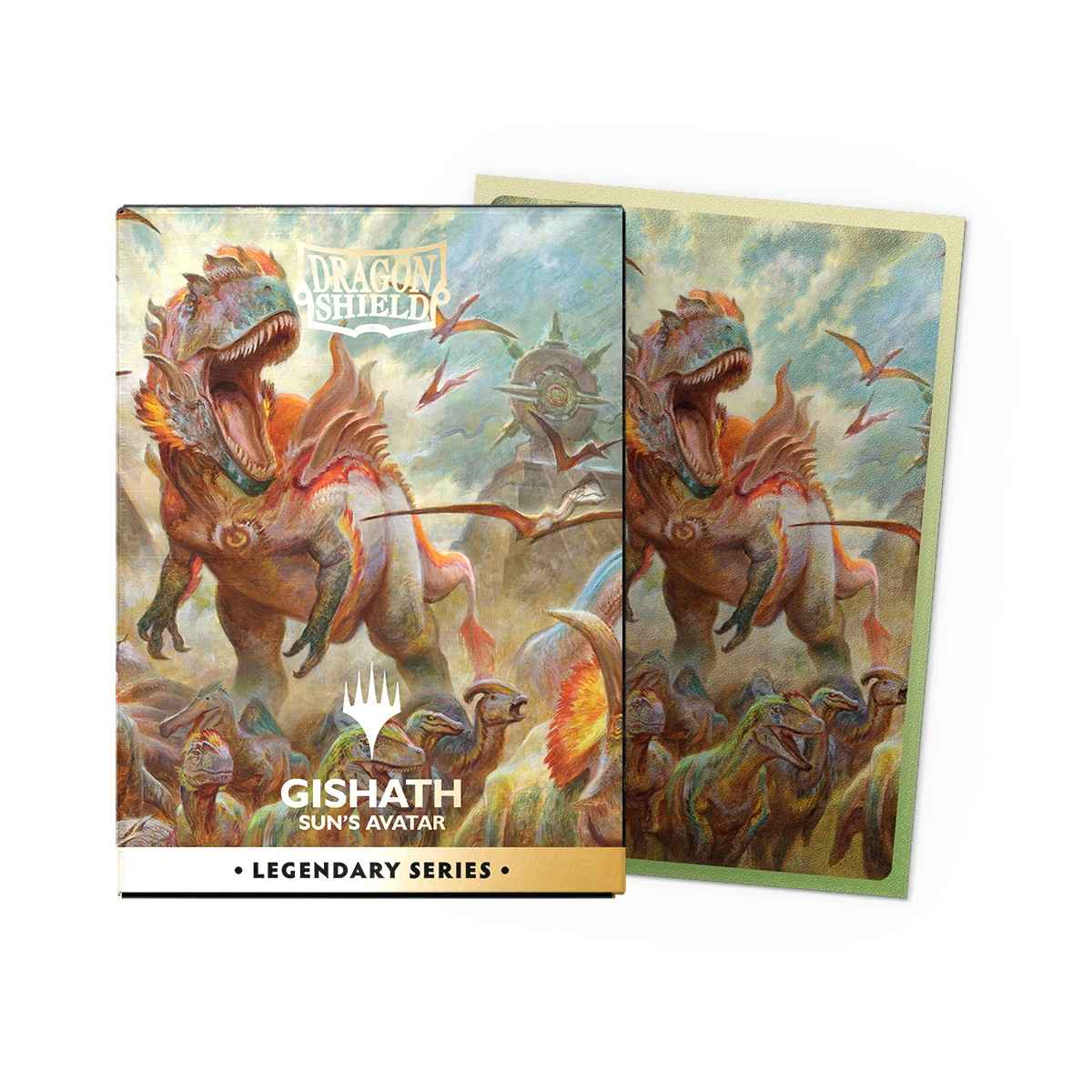 Dragon Shield: Dual Matte Art Sleeves – Gishath, Sun´s Avatar (100)