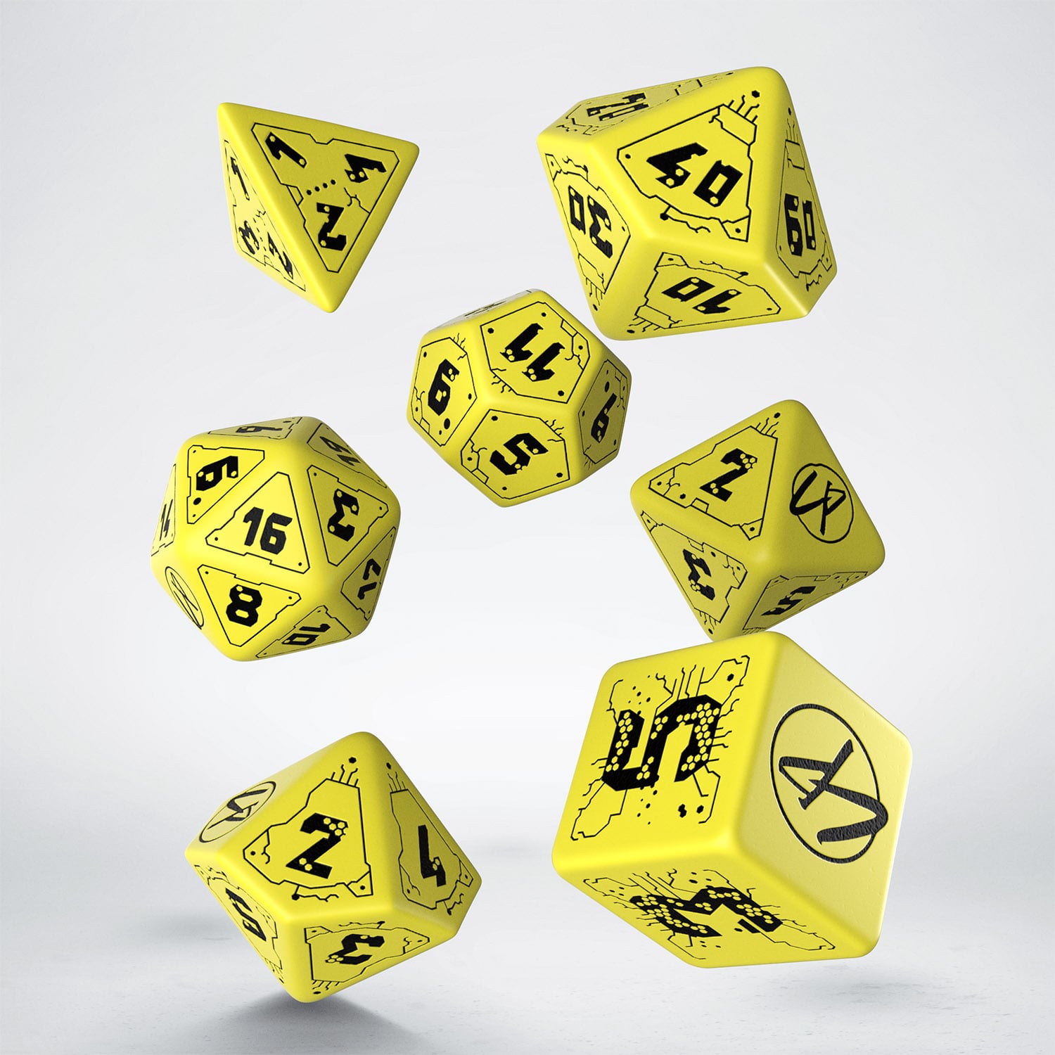 Cyberpunk Red Dice Set: Danger Zone (7)
