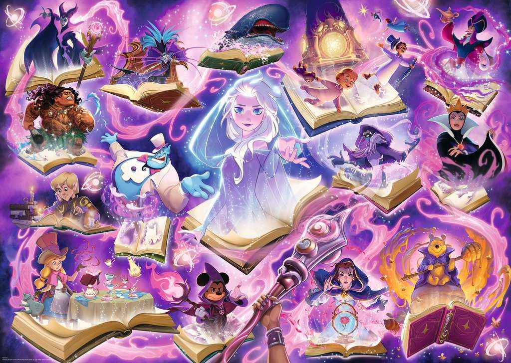 Puzzle: Disney Lorcana – Glimmers of the Realm: Amethyst (1000 Teile)