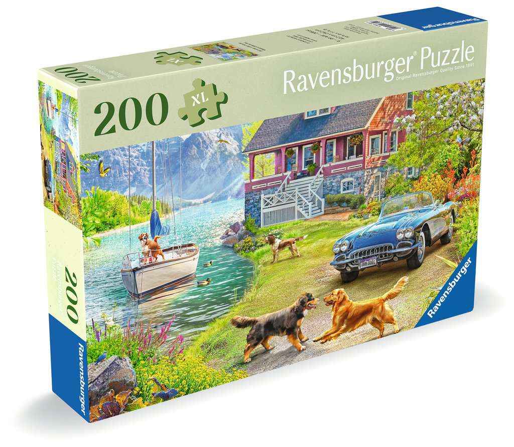 Puzzle: Sommerhaus am See (200 XL Teile)