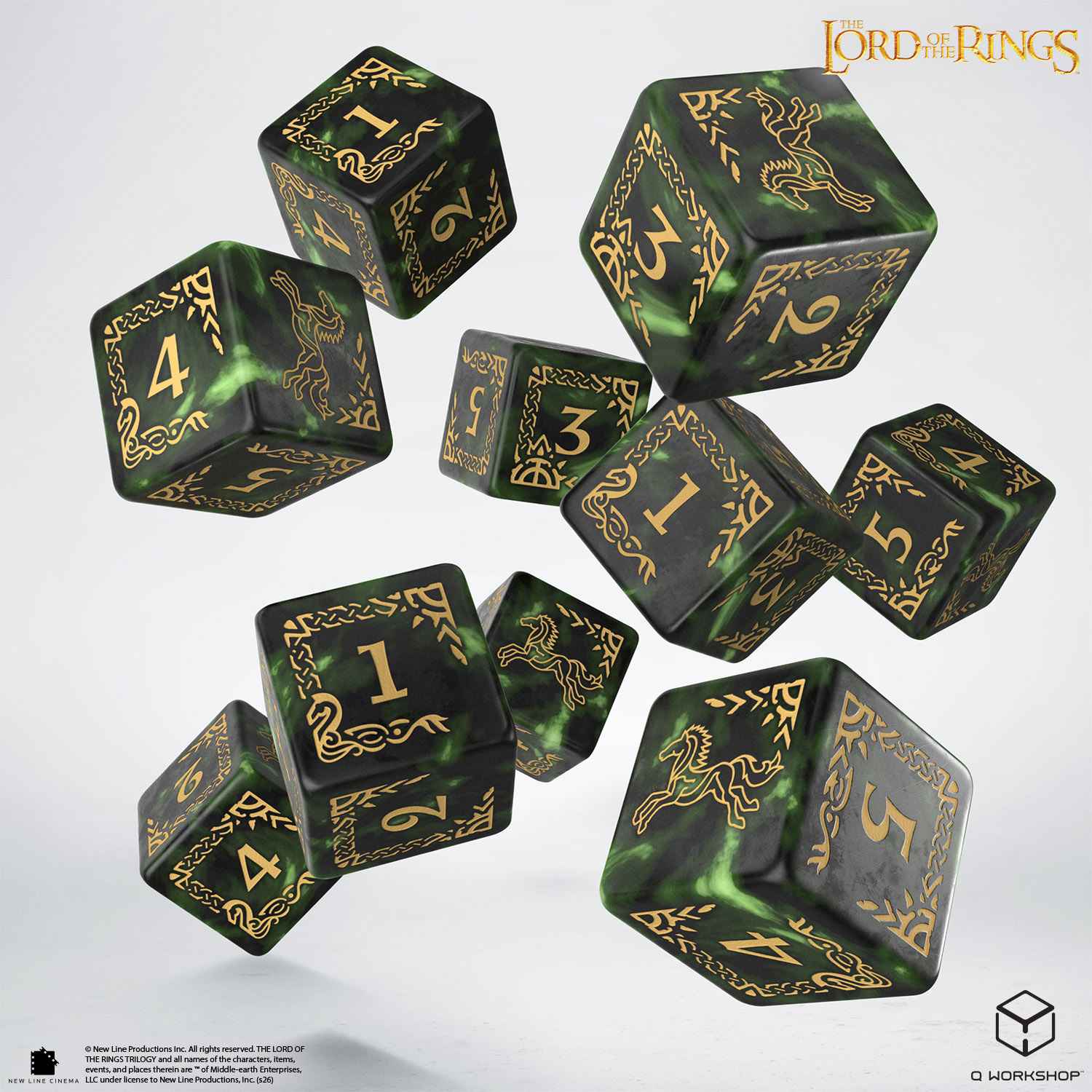 The Lord of the Rings: Rohan 10xD6 Dice Set