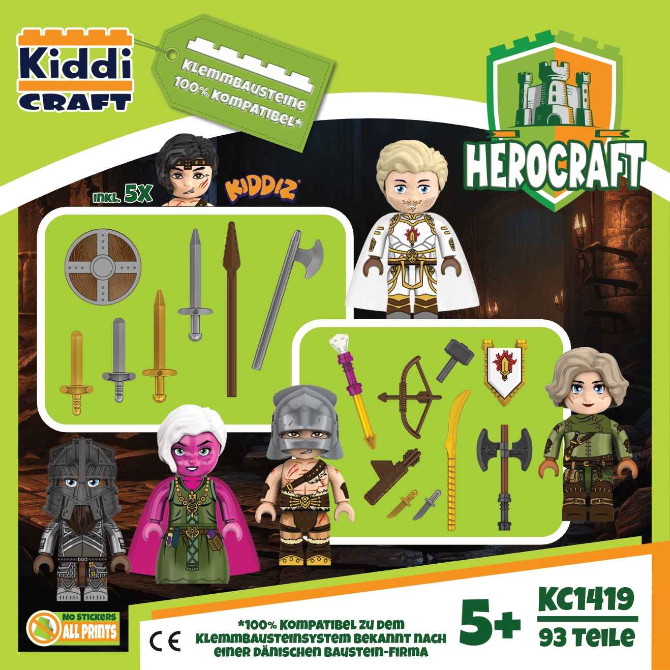 Kiddiz Figuren-Pack: Dungeon Raider
