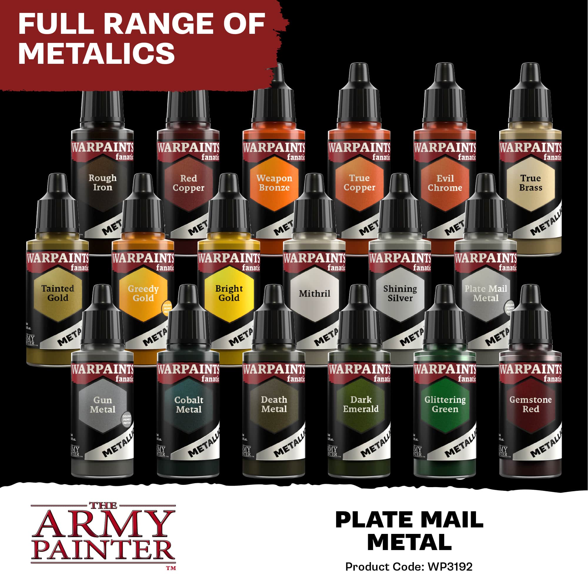 Warpaints Fanatic Effects: Plate Mail Metal (6)