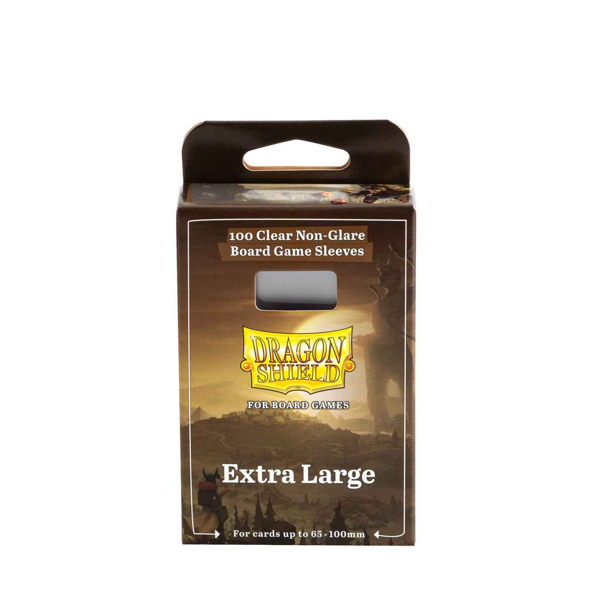 Dragon Shield: Board Game Sleeves Clear/NonGlare – Extra large (100)