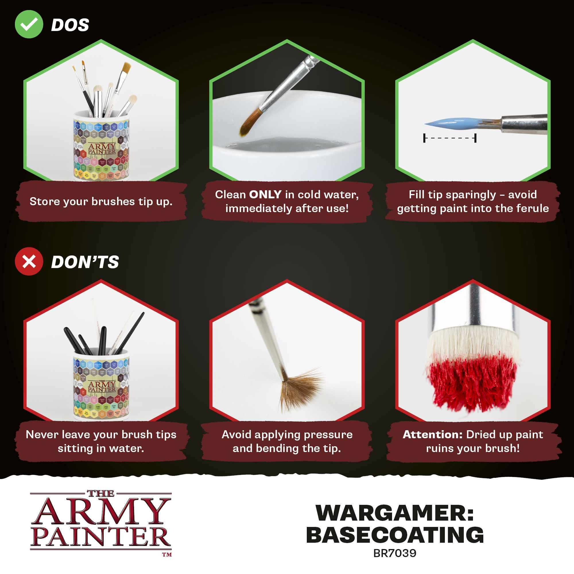 Wargamer Brush - Basecoating *new* (10)