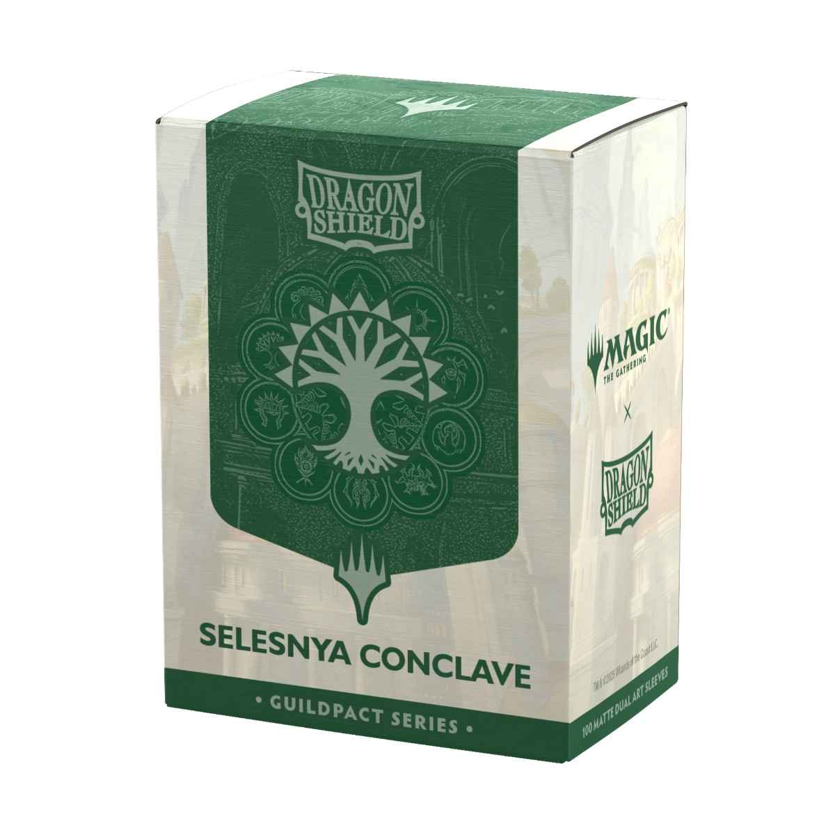 Dragon Shield: Dual Matte Art Sleeves – Guildpact Series - Selesnya Conclave