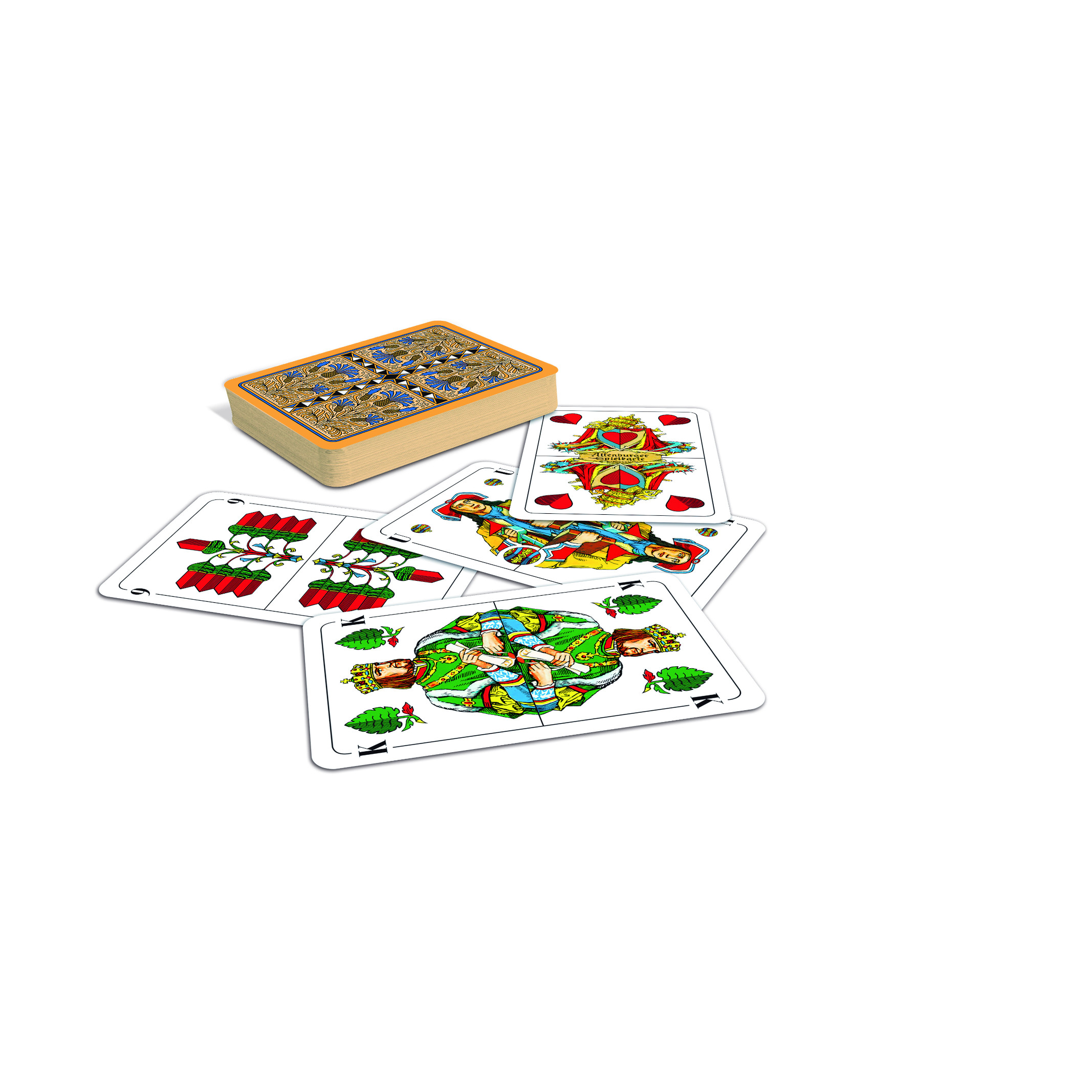 Skat, deutsches Bild in Faltschachtel (plastikfrei im Spiel)