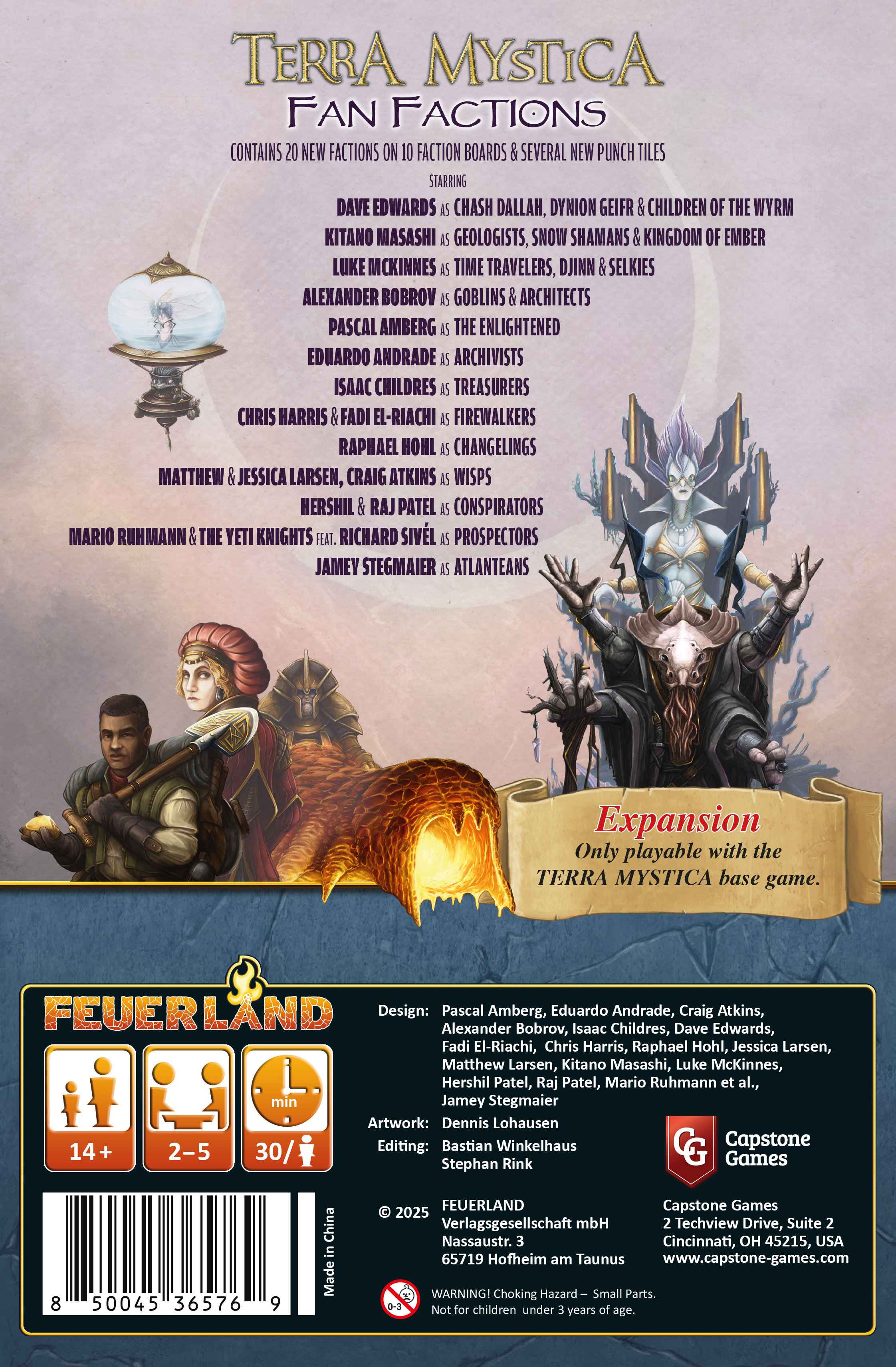 Terra Mystica: Fan Factions