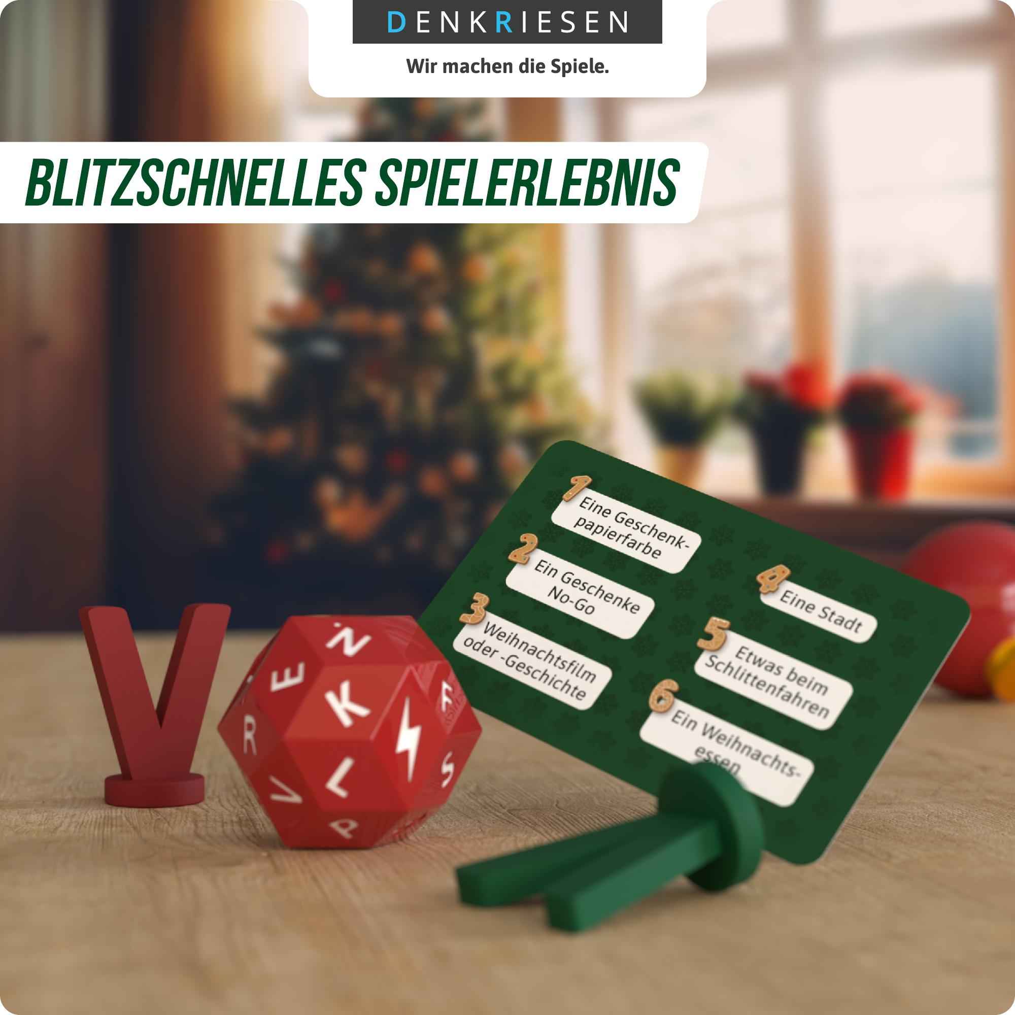 STADT LAND VOLLPFOSTEN – Das Brettspiel Christmas Edition | inkl. Classic Erweiterung