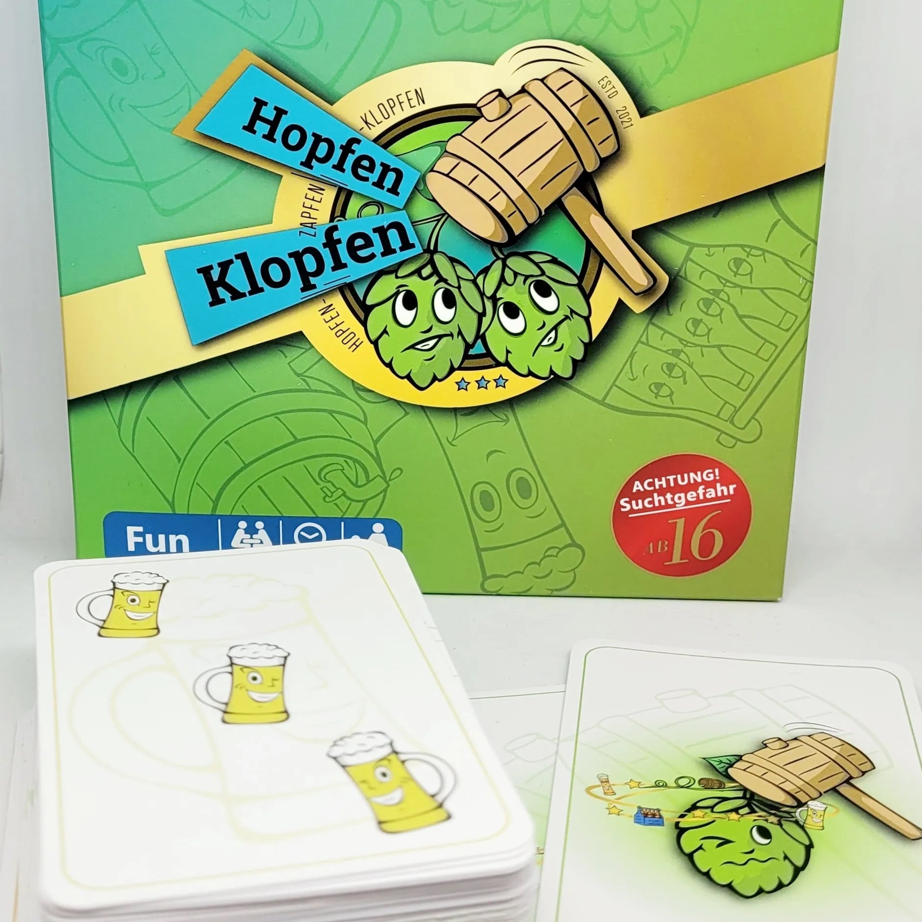 Hopfen-Klopfen Kartenspiel