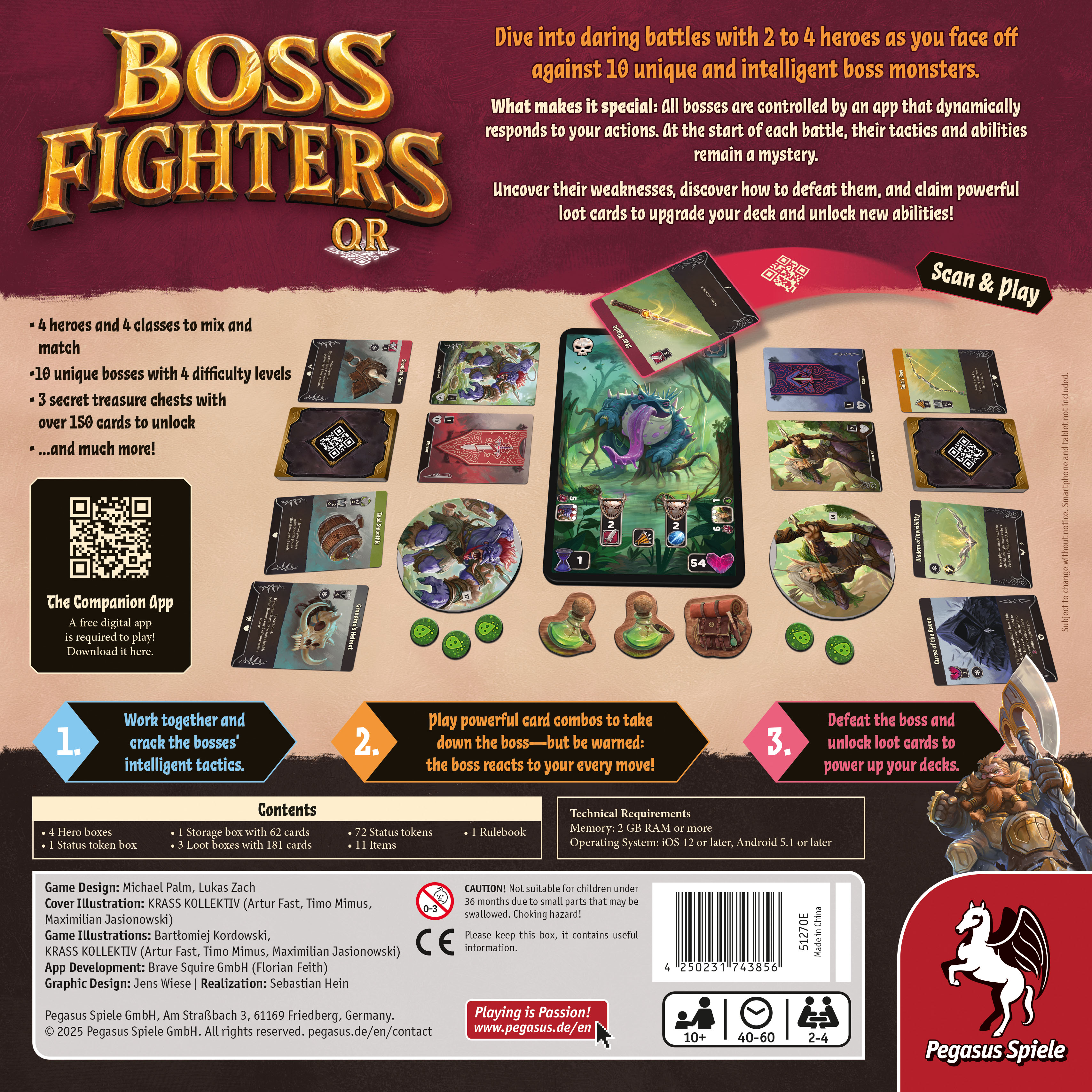 Boss Fighters QR (English Edition) *Nominated Kennerspiel 2026*