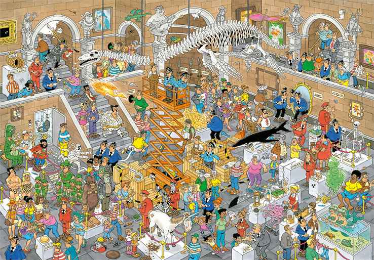 Puzzle: Kuriositätenkabinett (van Haasteren) (3000 Teile)