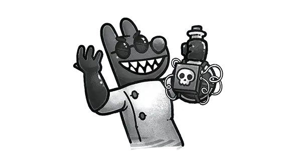 Grafik des Bosses der Mission 19 des Brettspiels Bomb Busters
