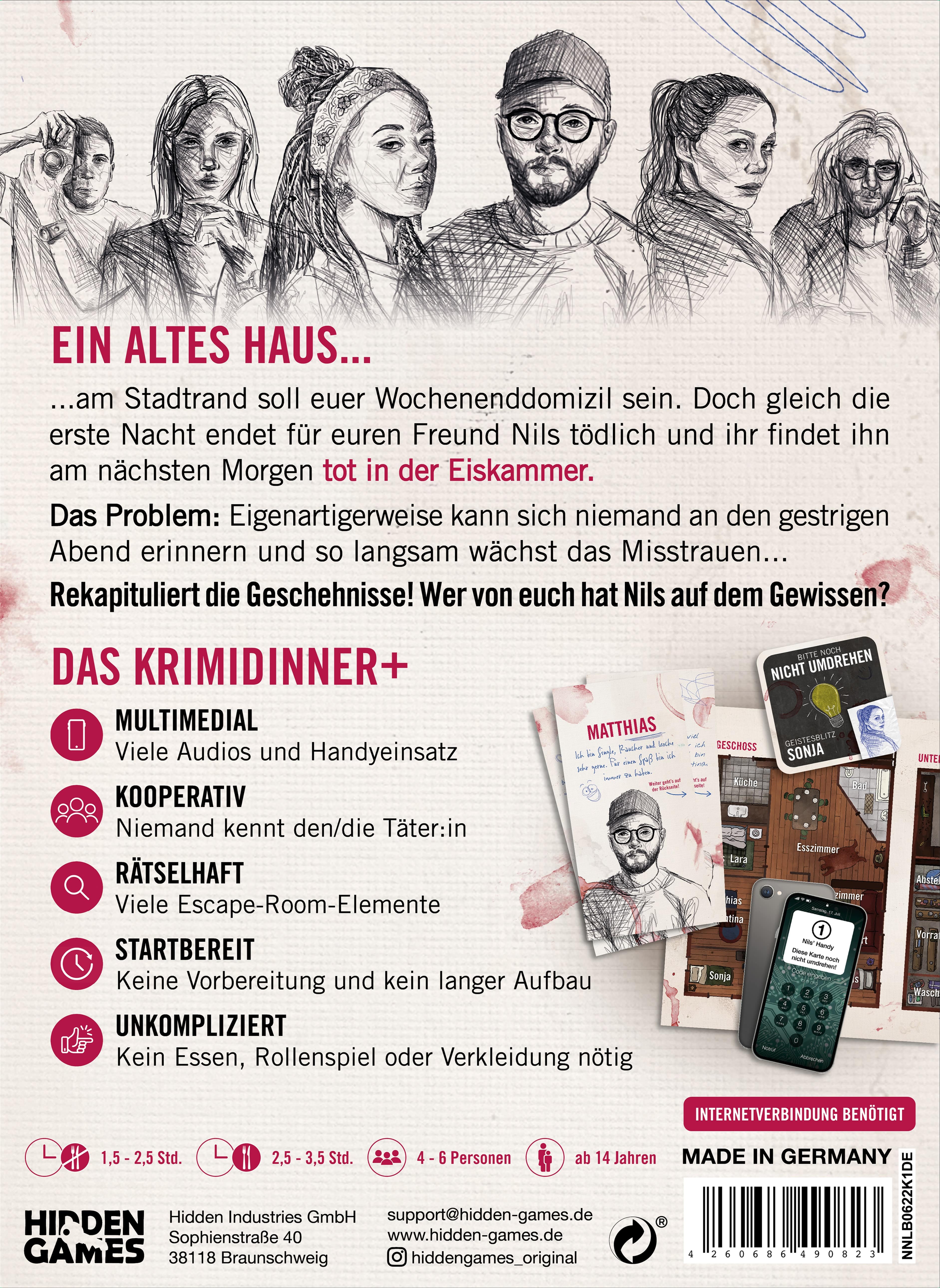 Hidden Games Hangover: Tote frieren nicht (Krimidinner)